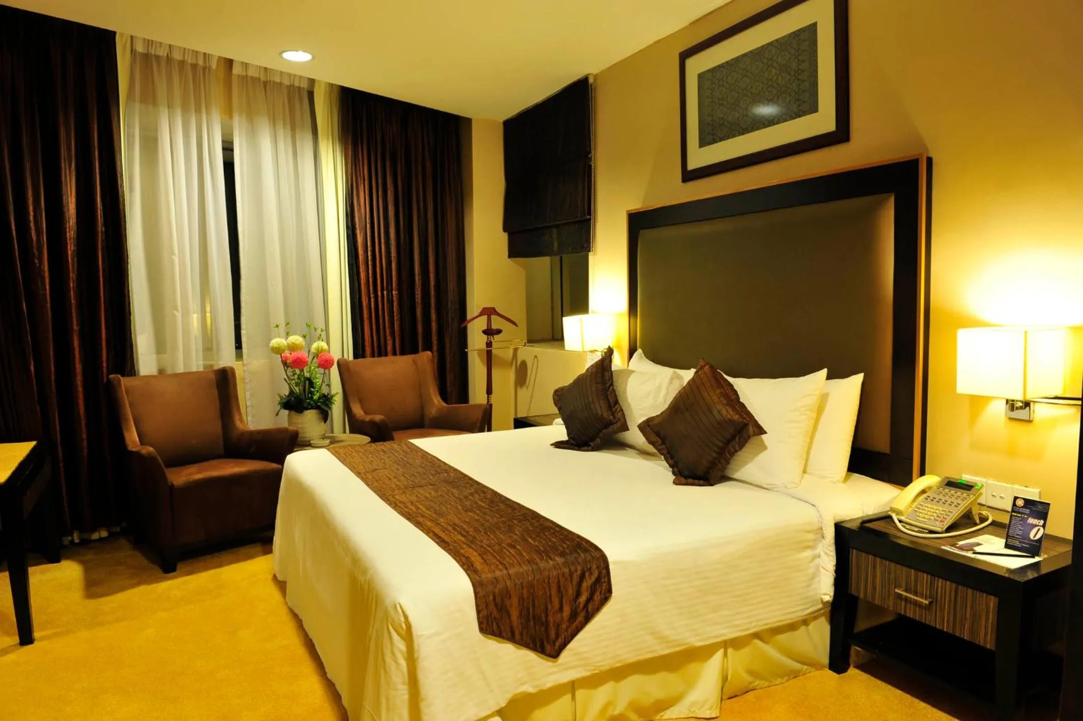 Bed in Hotel Felda Residence Kuala Terengganu