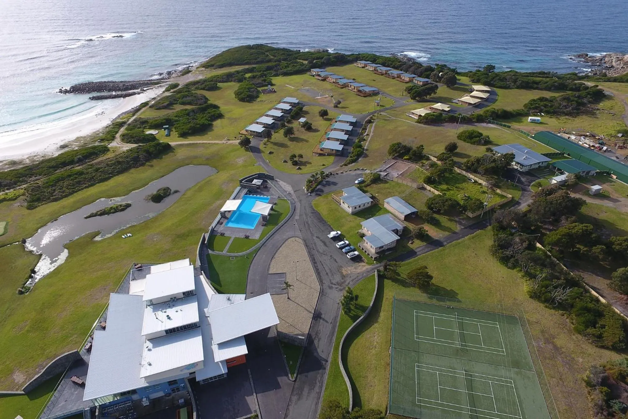 Natural landscape in White Sands Estate
