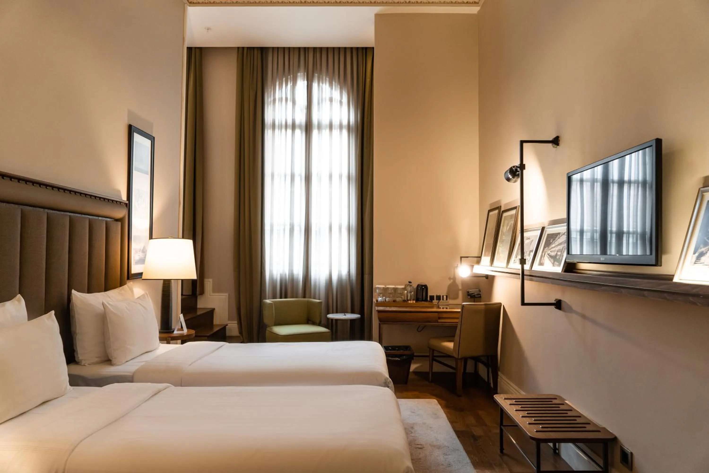 Bedroom, Bed in The Bank Hotel Istanbul, a Member of Design Hotels