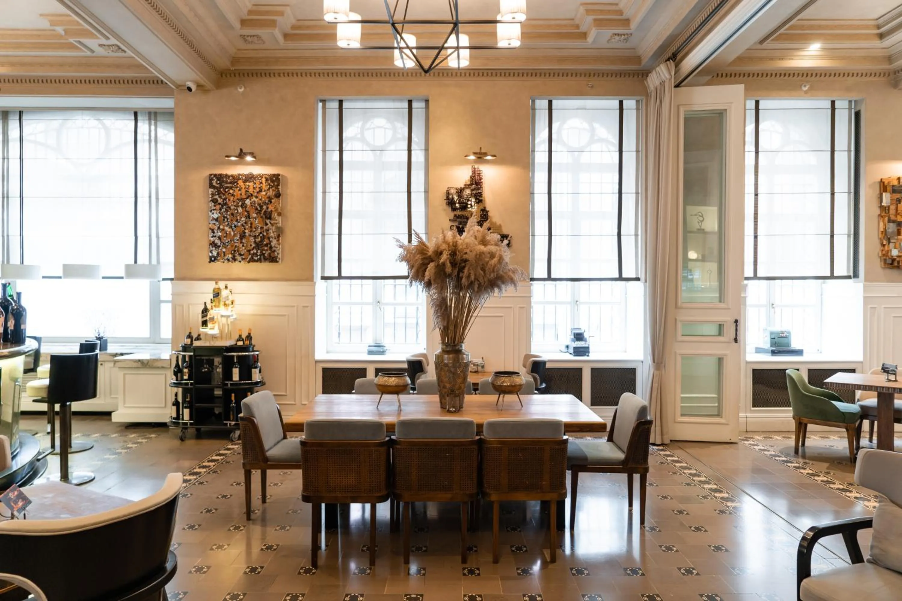 Lobby or reception in The Bank Hotel Istanbul, a Member of Design Hotels