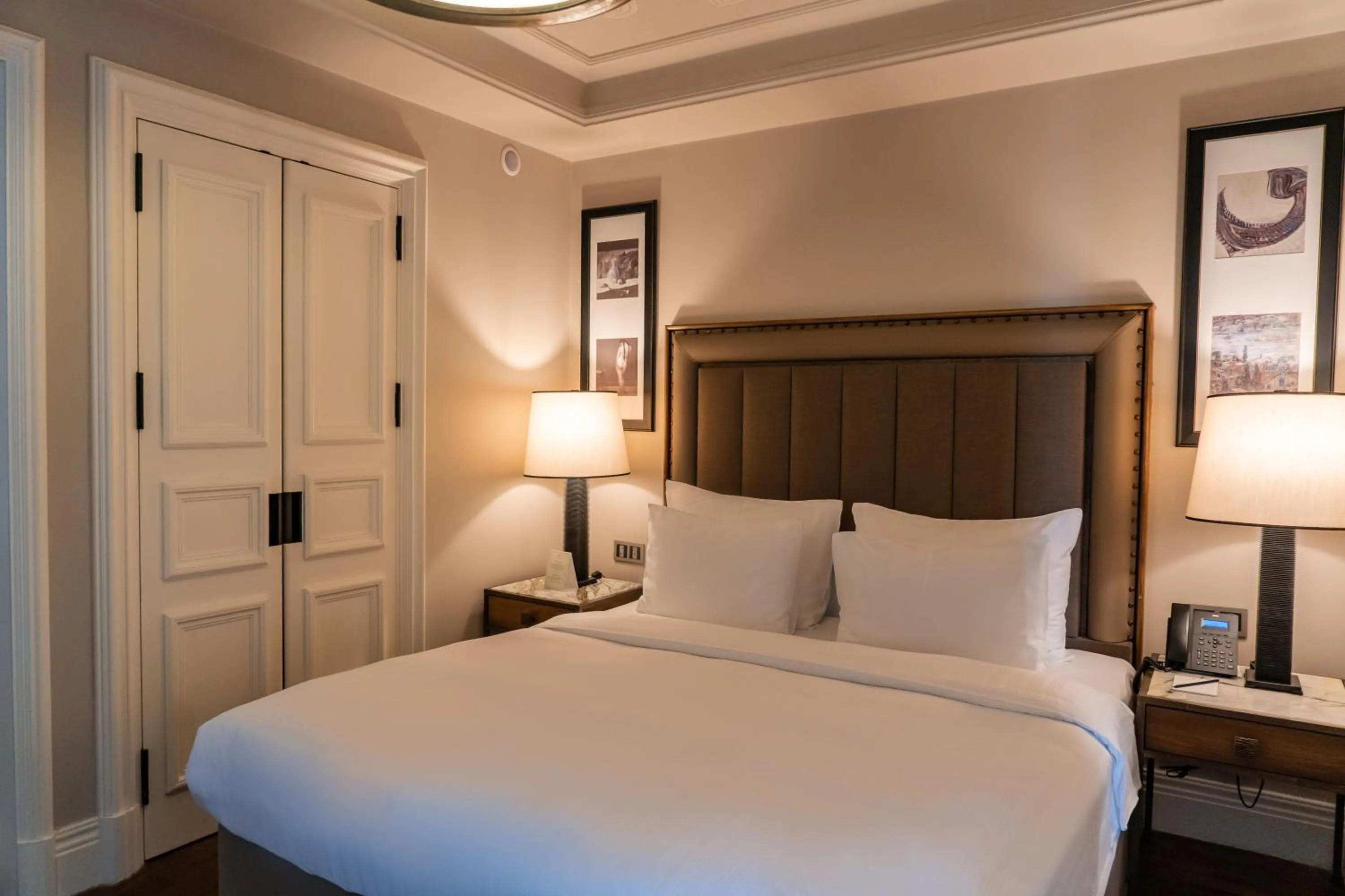 Bed in The Bank Hotel Istanbul, a Member of Design Hotels