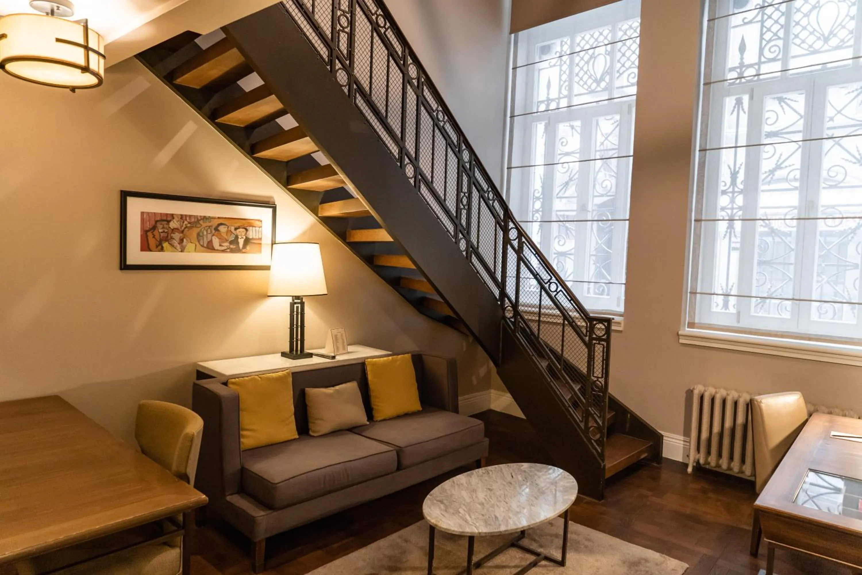 Living room in The Bank Hotel Istanbul, a Member of Design Hotels