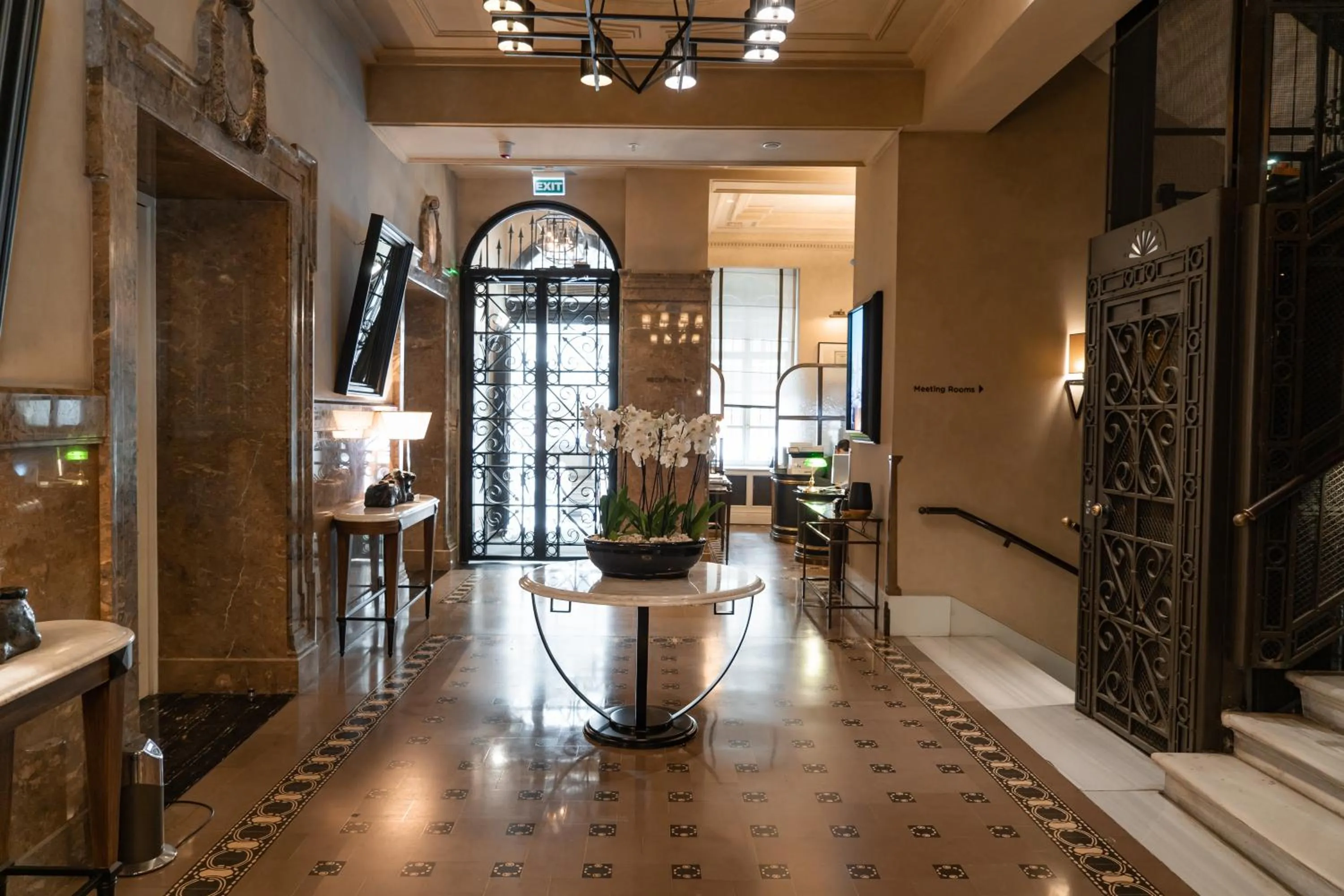 Lobby or reception in The Bank Hotel Istanbul, a Member of Design Hotels