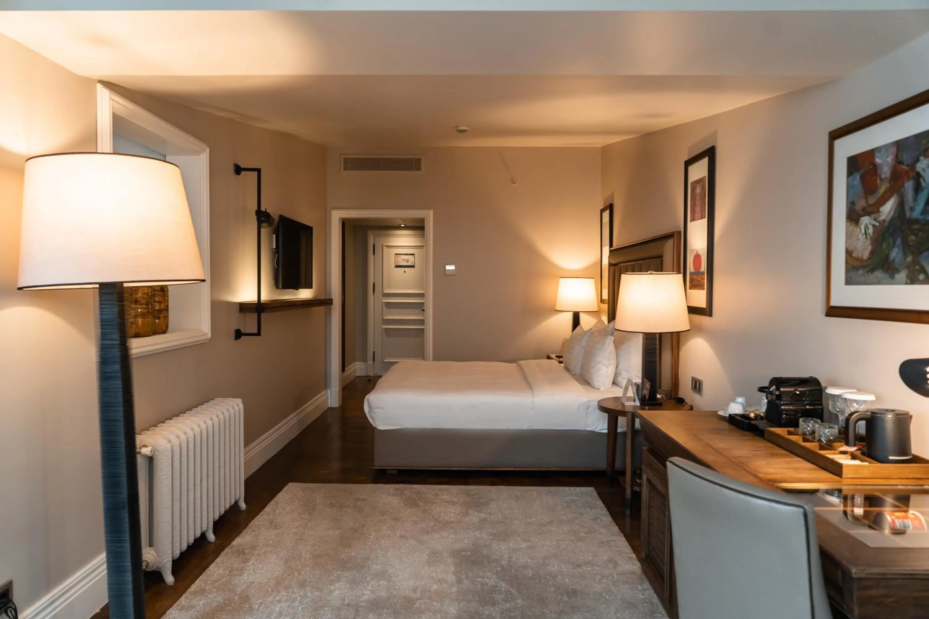 Bed in The Bank Hotel Istanbul, a Member of Design Hotels