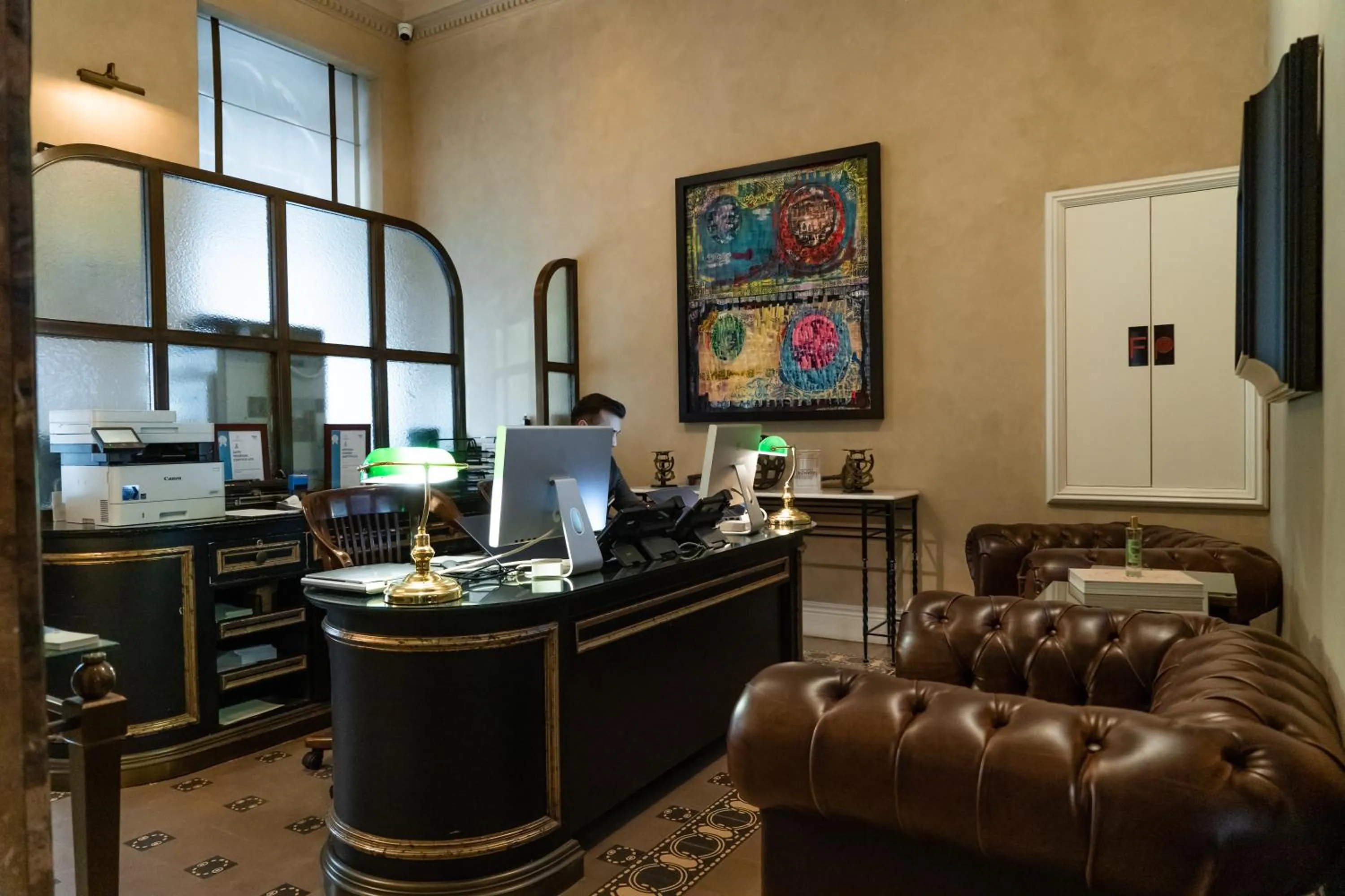 Lobby or reception in The Bank Hotel Istanbul, a Member of Design Hotels