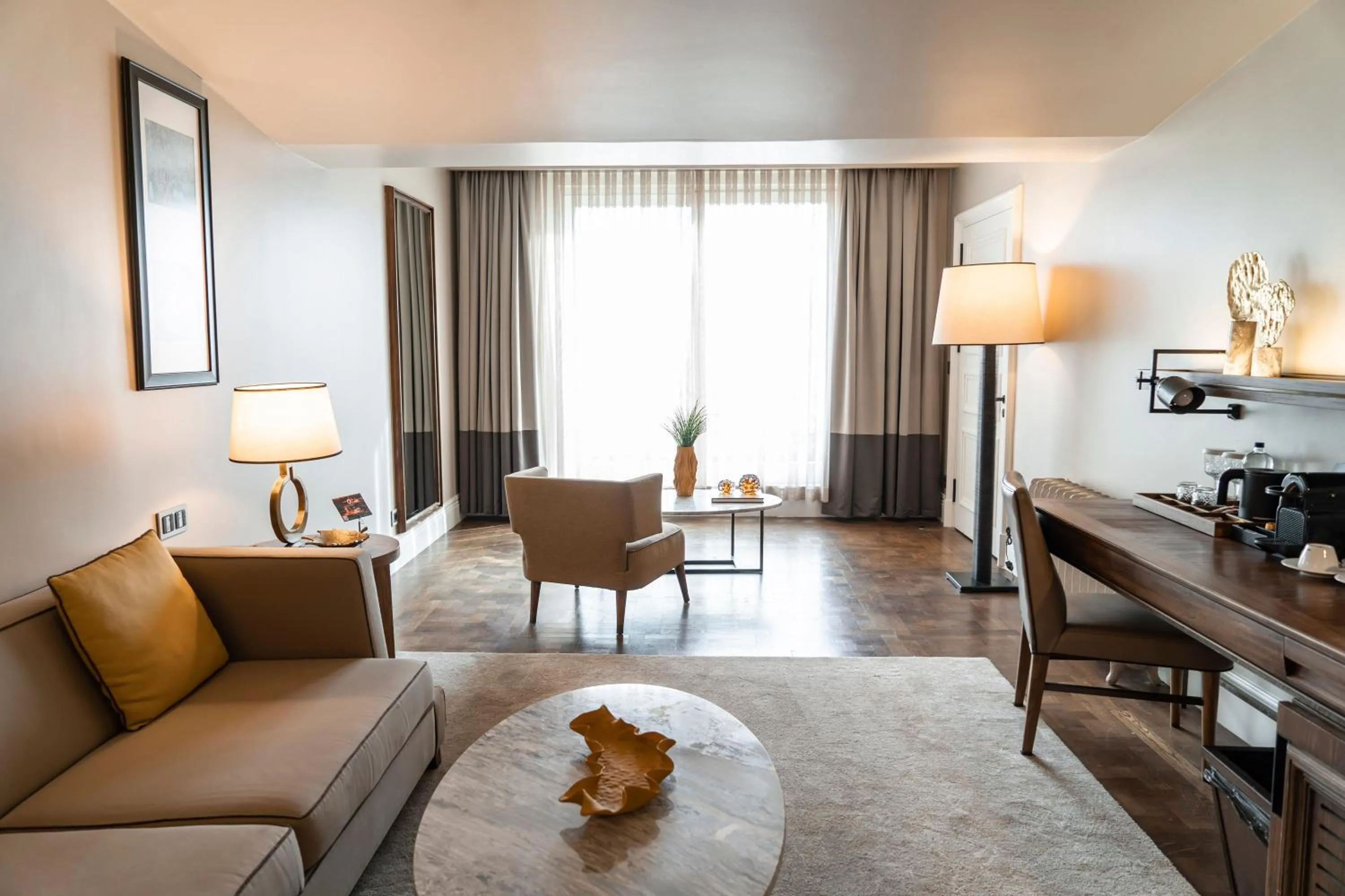 Living room in The Bank Hotel Istanbul, a Member of Design Hotels