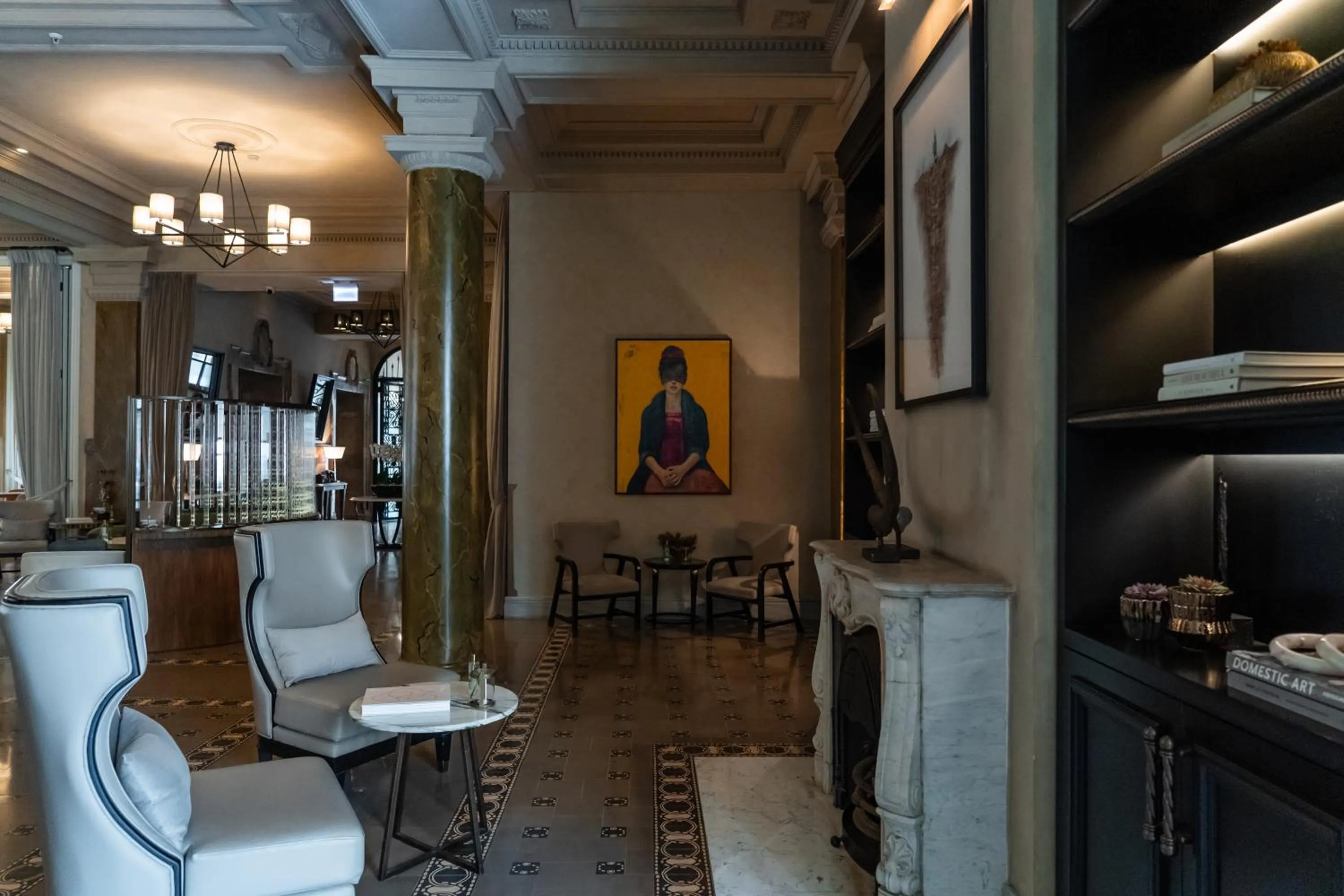 Lobby or reception in The Bank Hotel Istanbul, a Member of Design Hotels