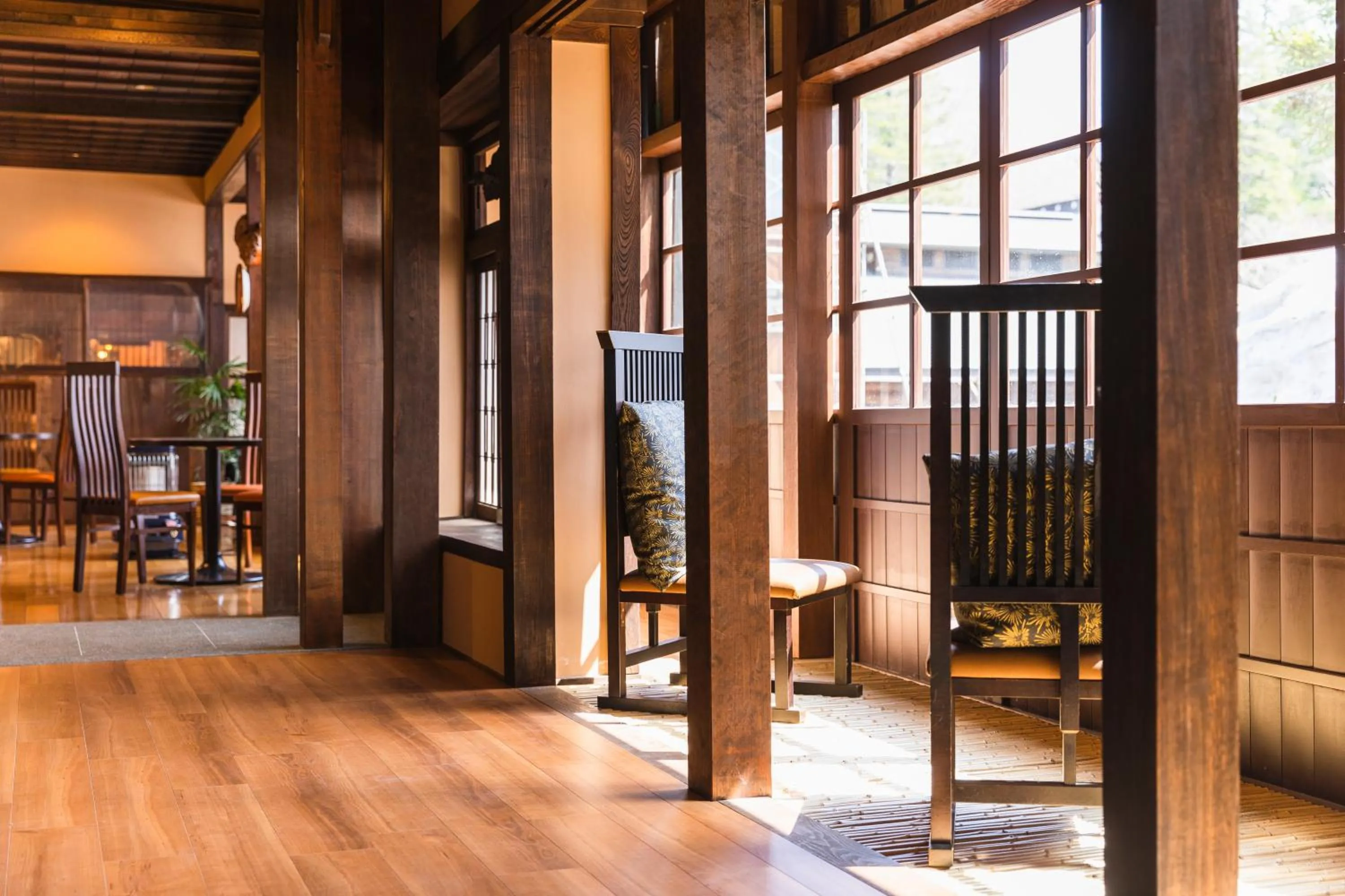 Lobby or reception in Tsuta Onsen Ryokan
