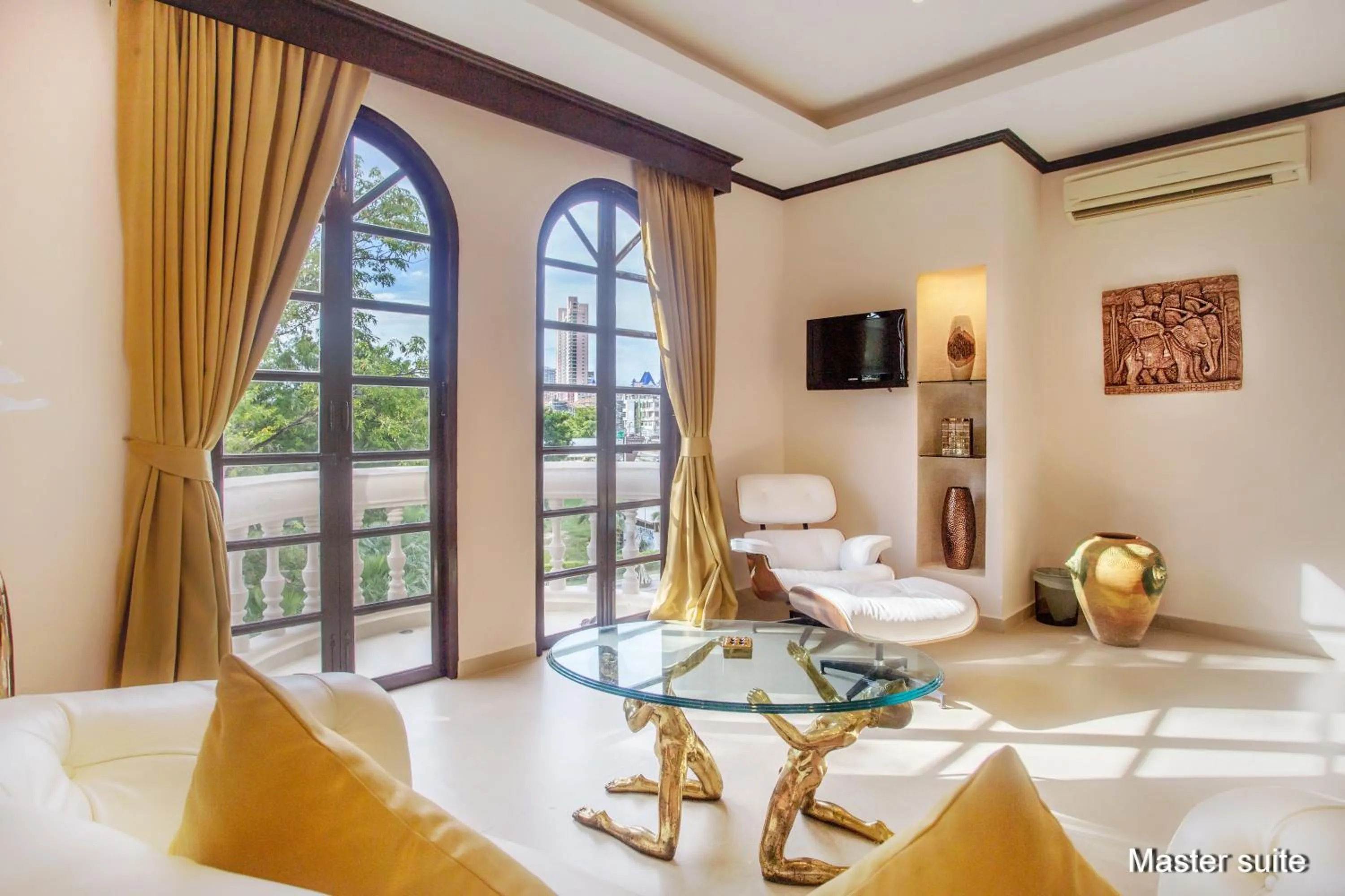 Living room in Poseidon Boutique Hotel