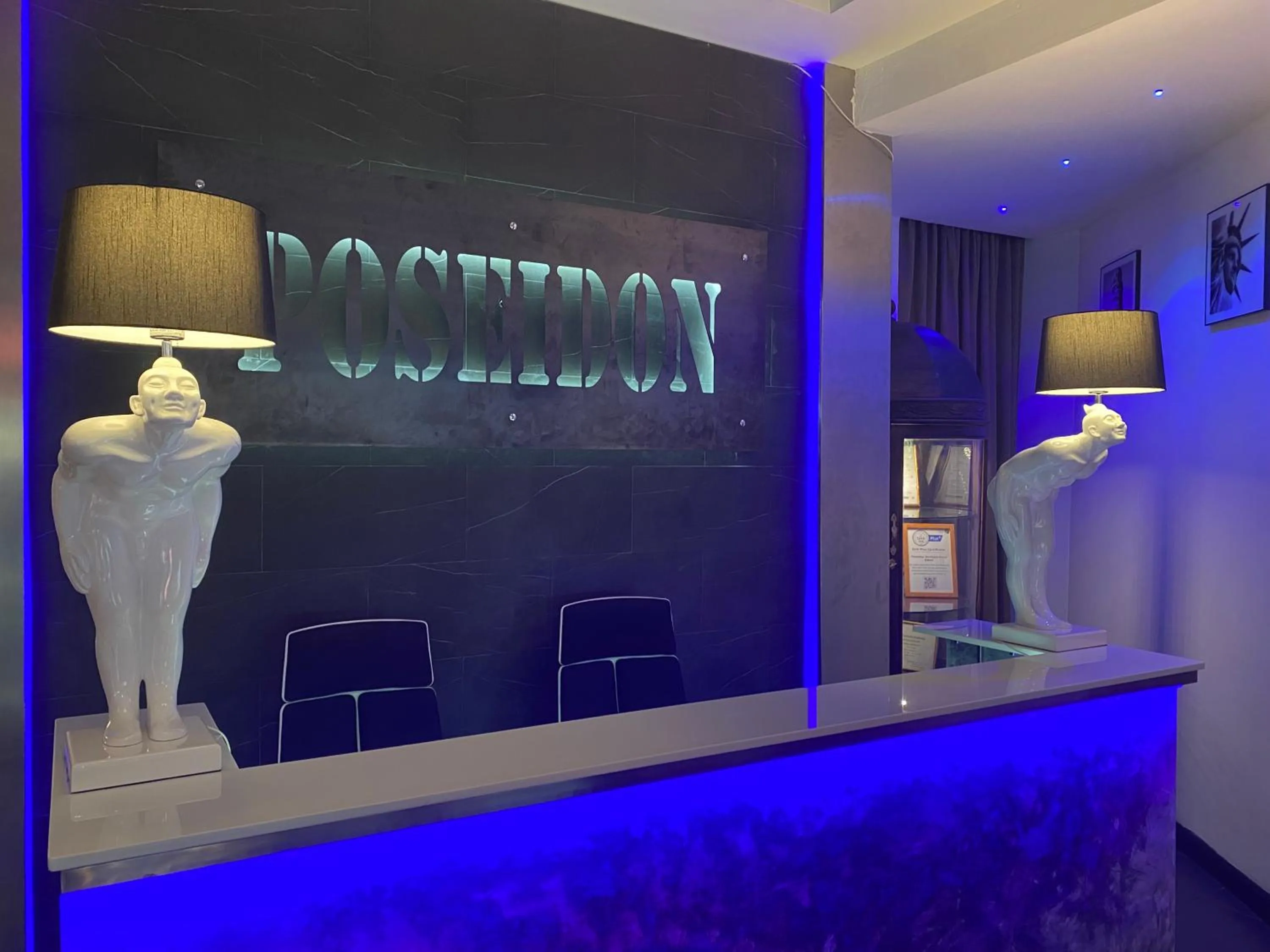 Lobby or reception in Poseidon Boutique Hotel