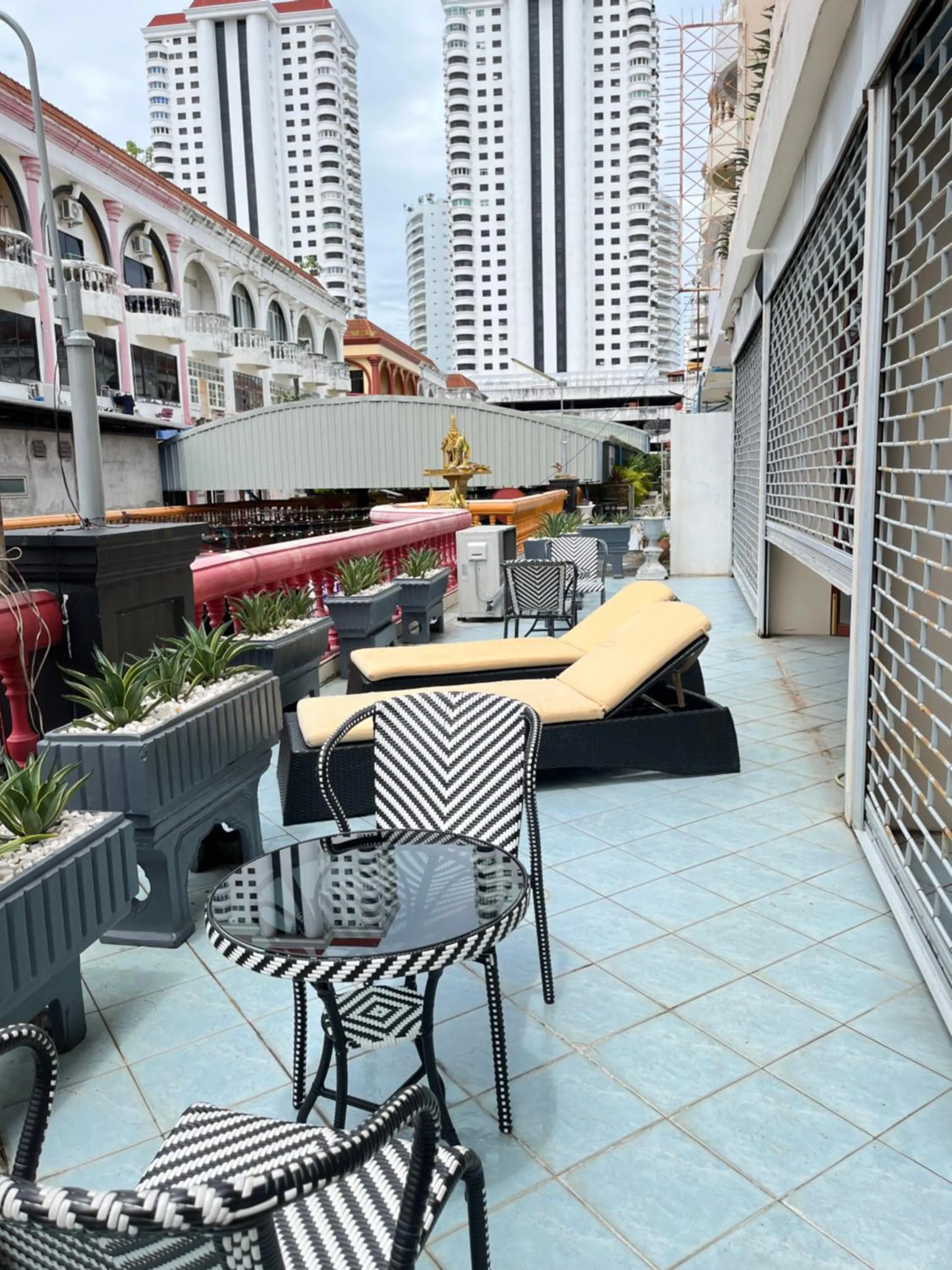 Balcony/Terrace in Poseidon Boutique Hotel