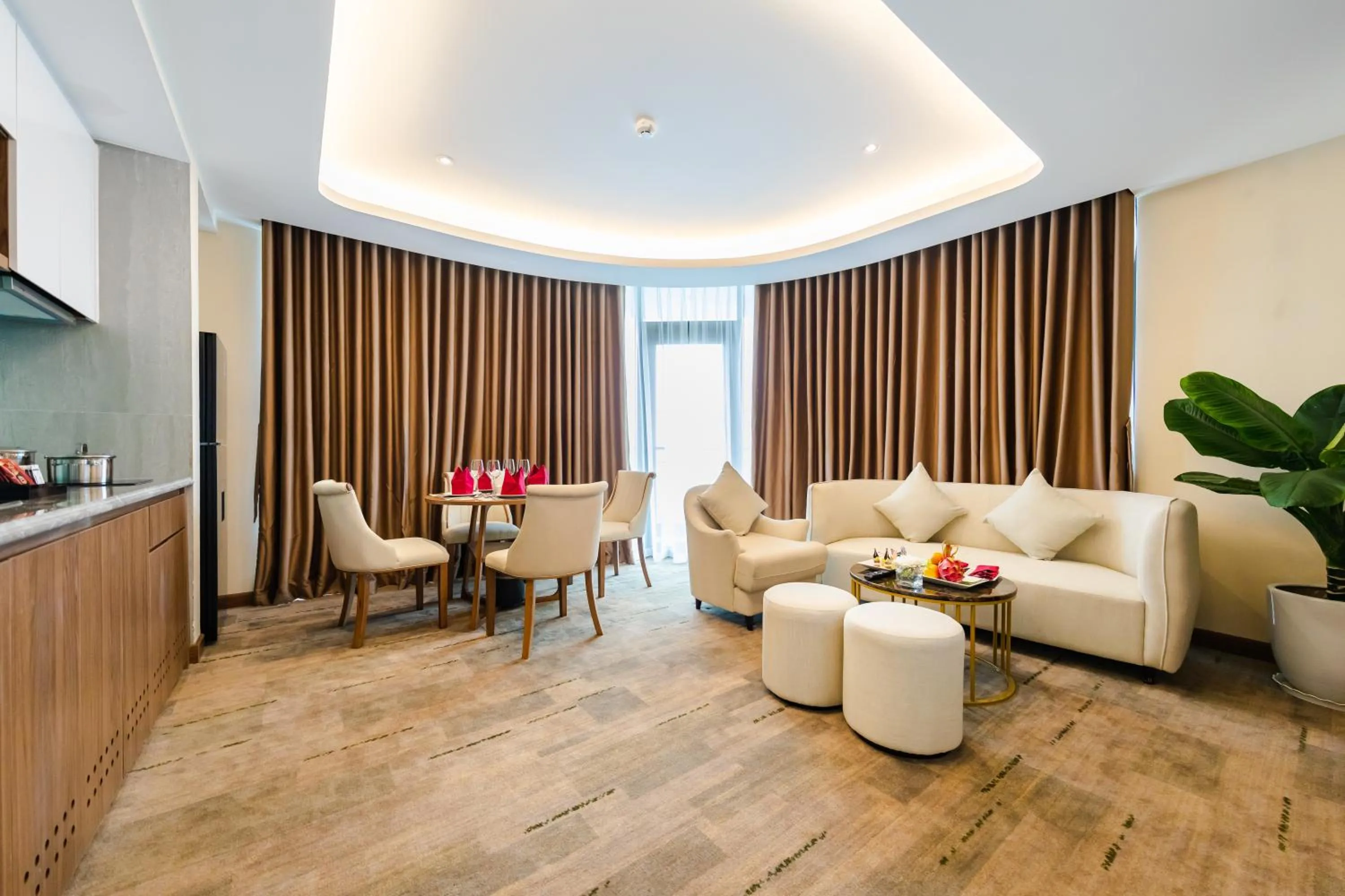 Living room in Muong Thanh Luxury Ha Long Centre II