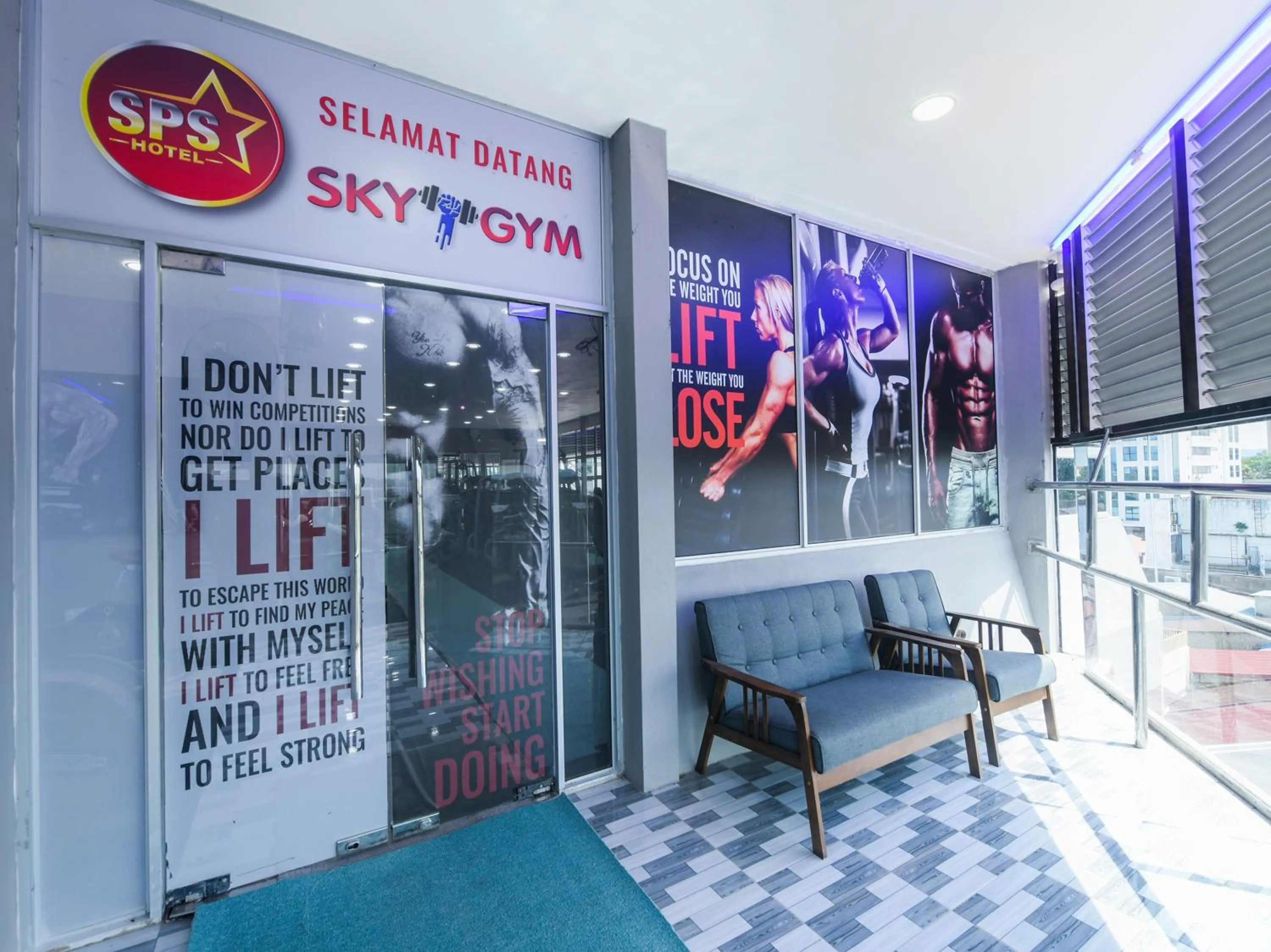 Fitness centre/facilities in SP Star Hotel