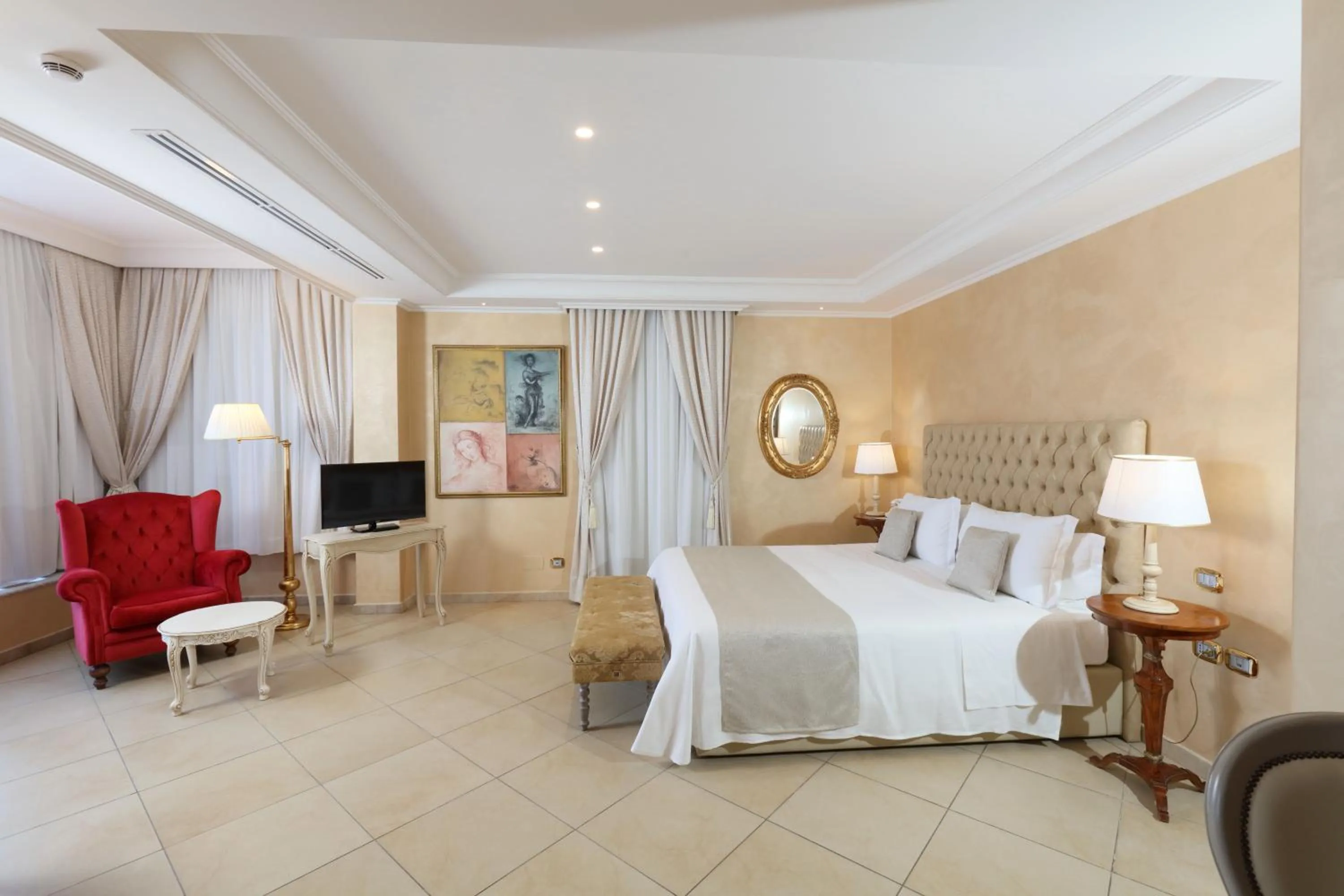 Bedroom, Bed in Villa Angela