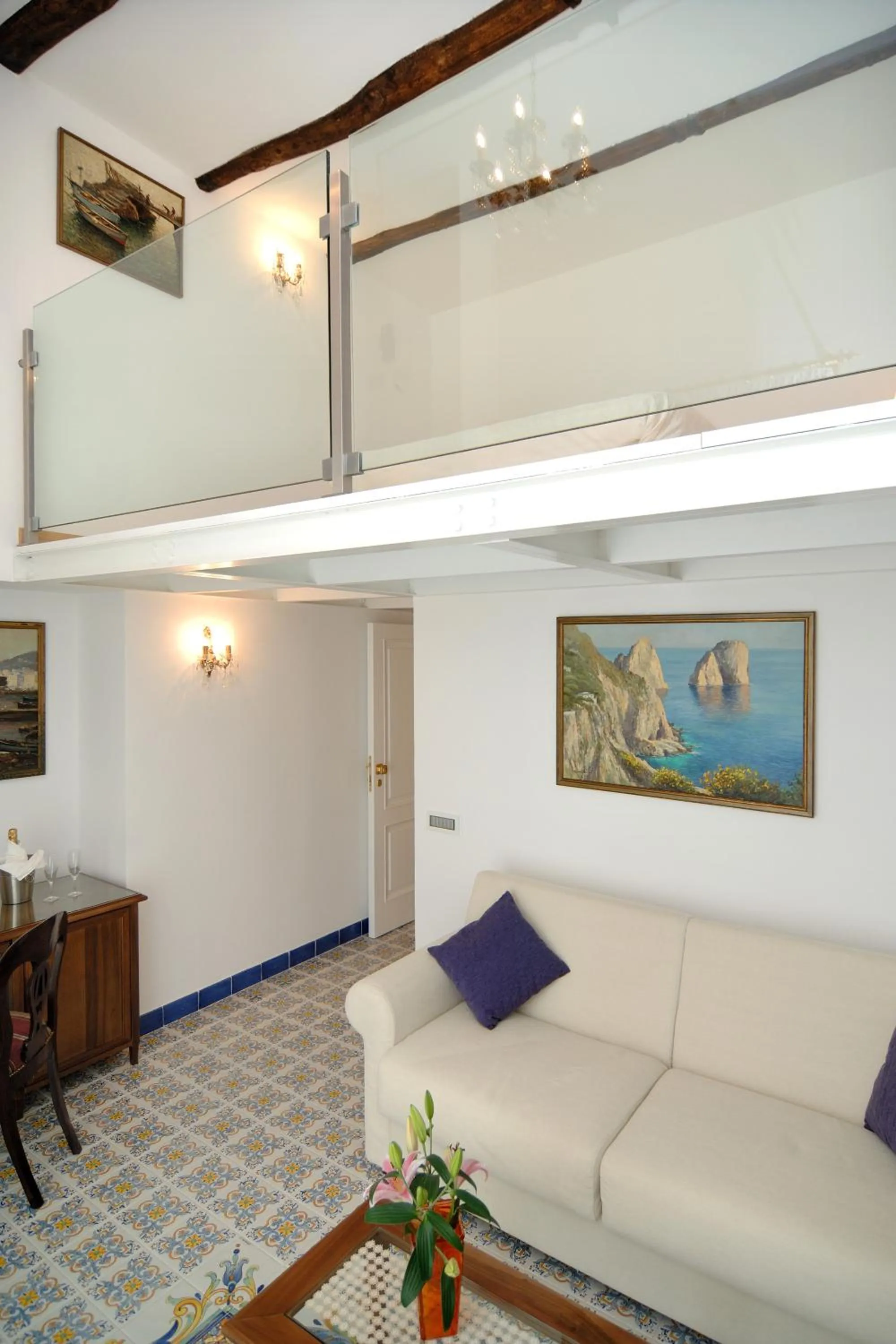 Seating area in Residenza Luce