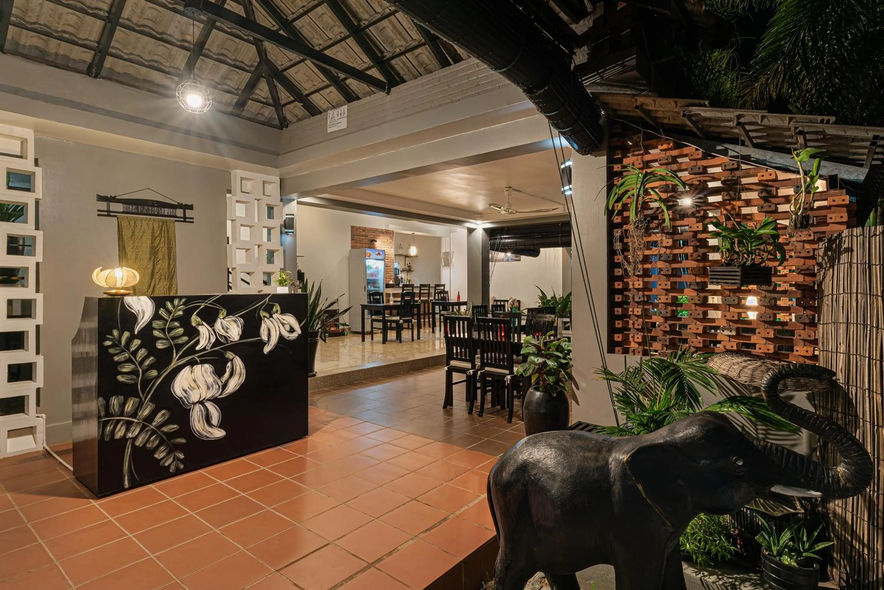 Living room in Villa Agati