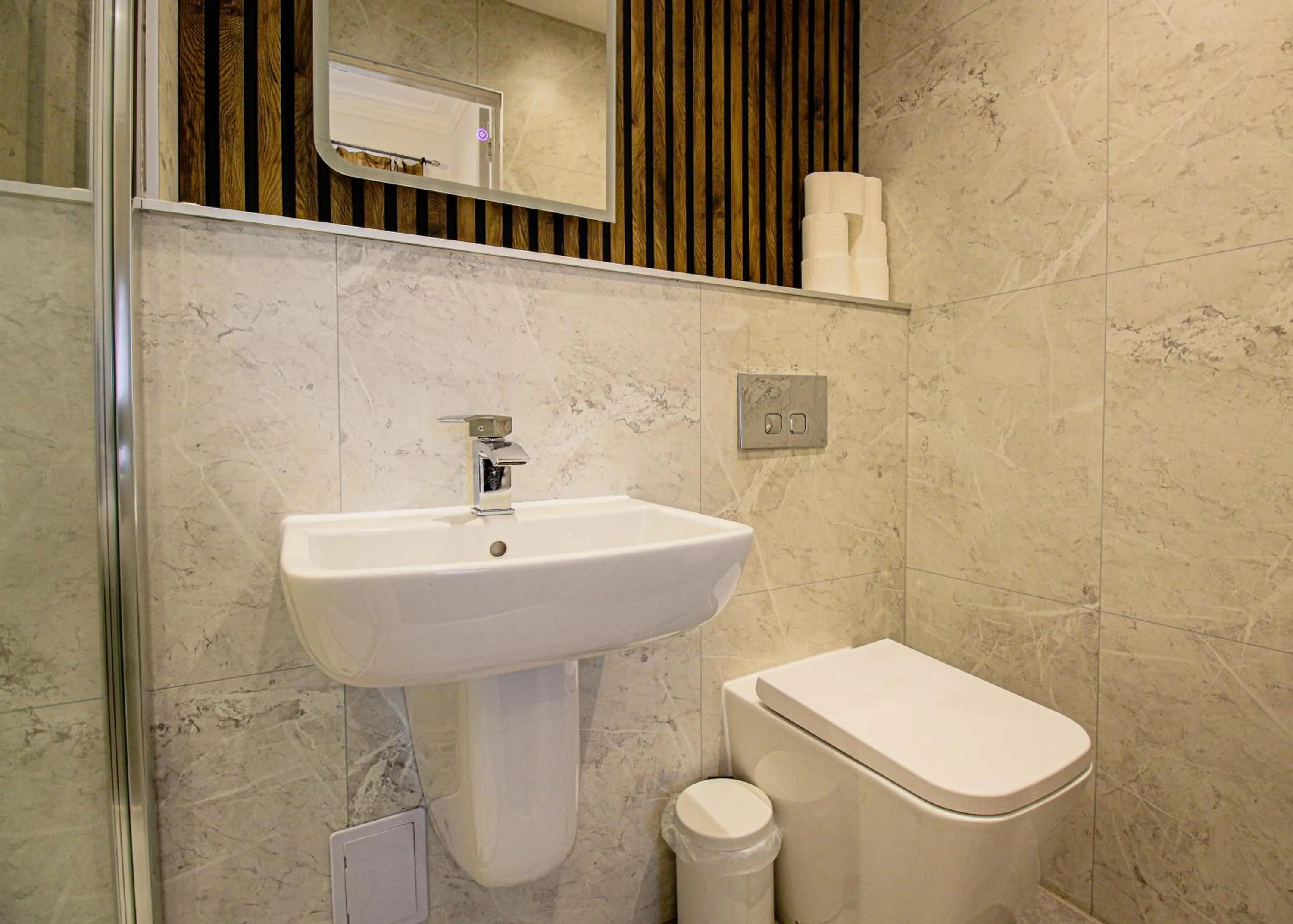 Bathroom in Sandyford Lodge