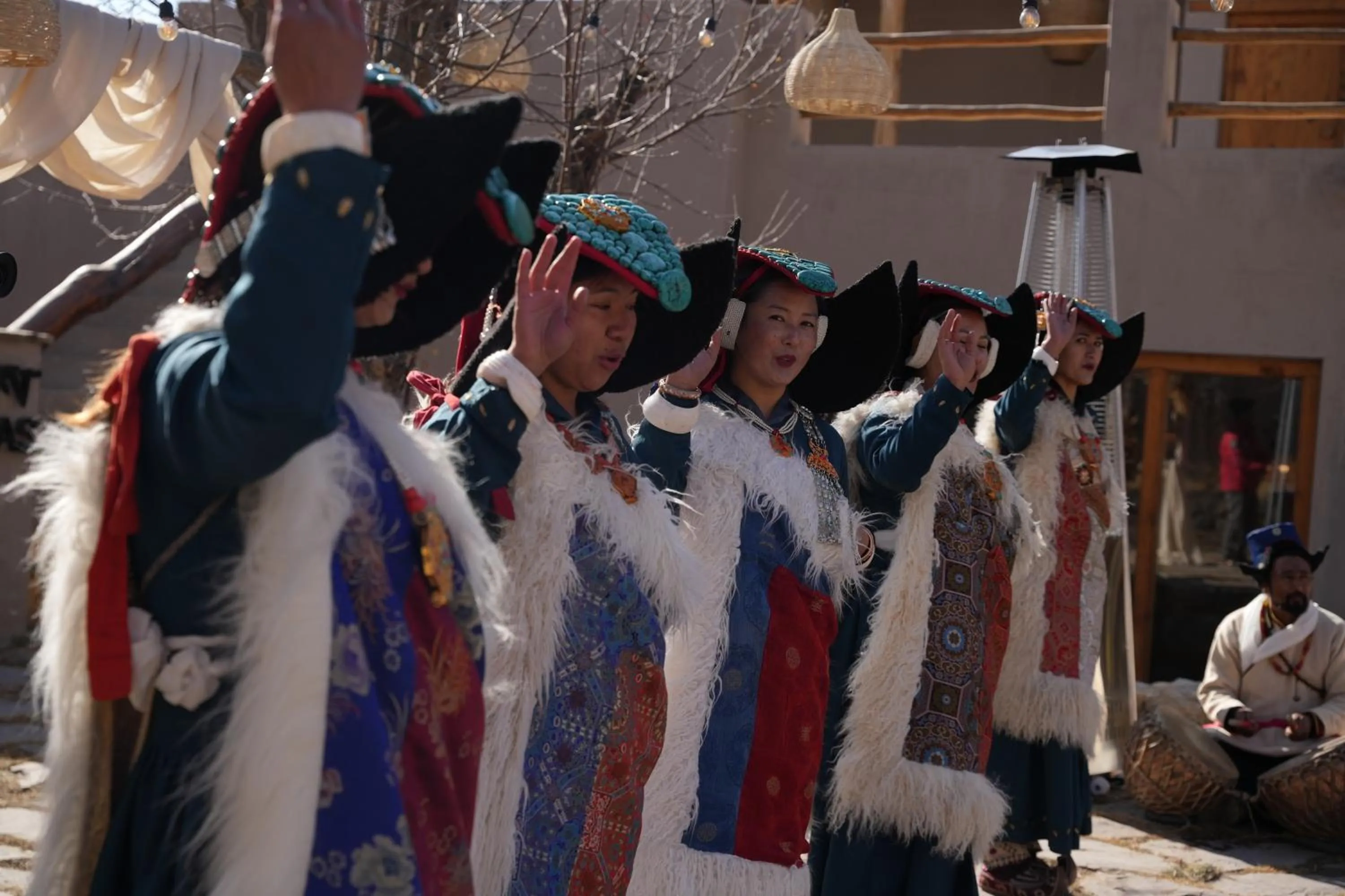 People in Dolkhar Resort