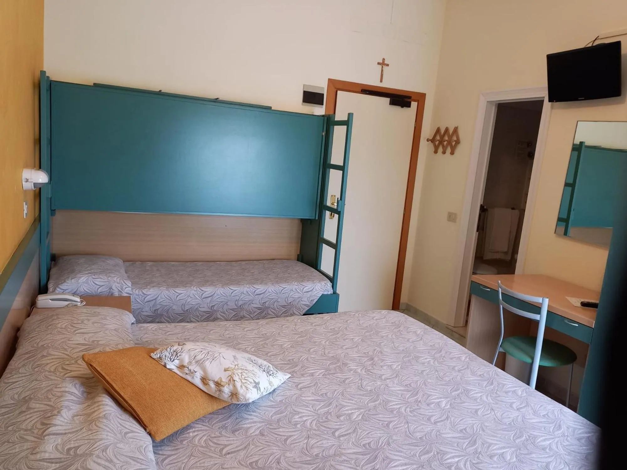 Bed in Hotel Solidea