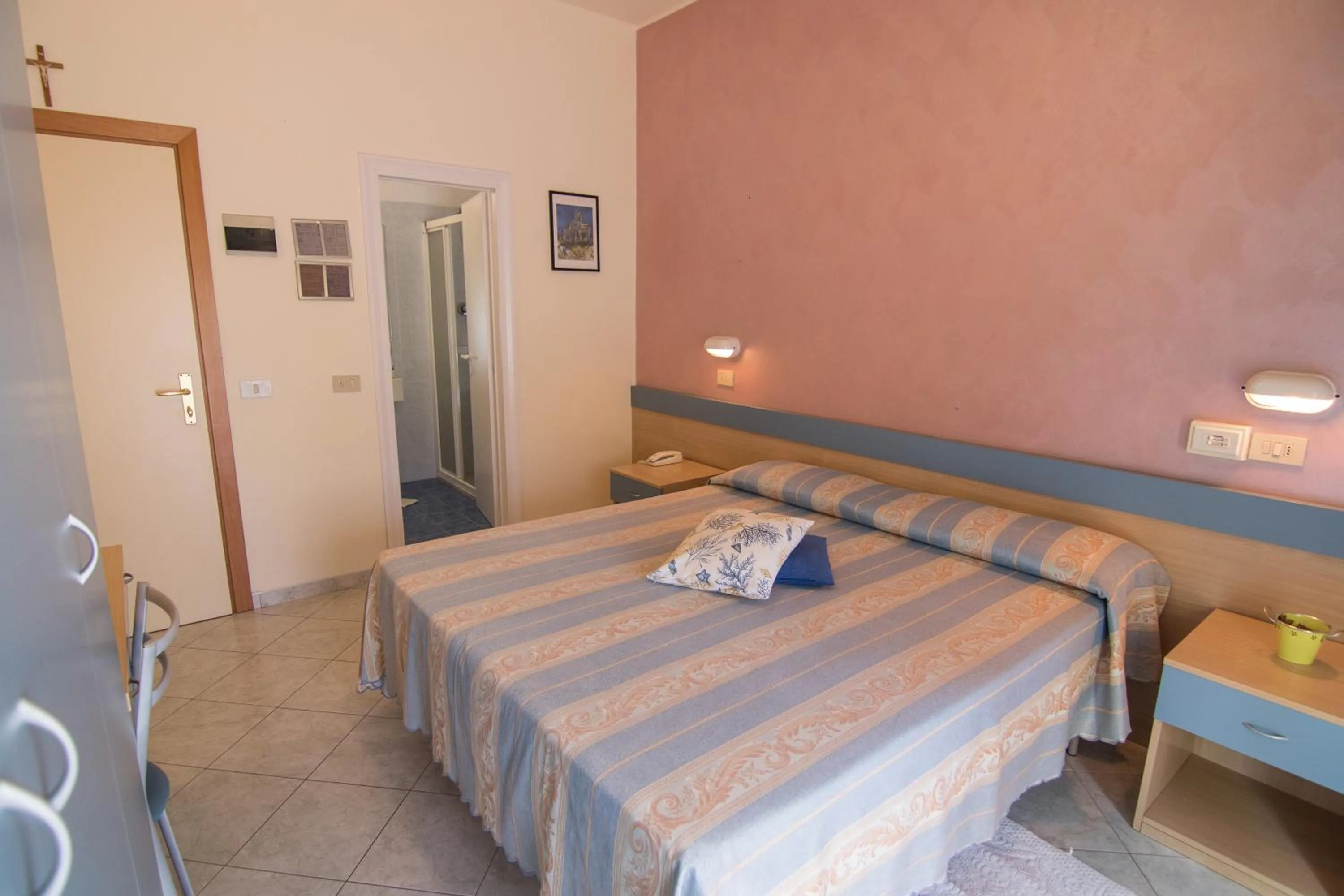 Bed in Hotel Solidea