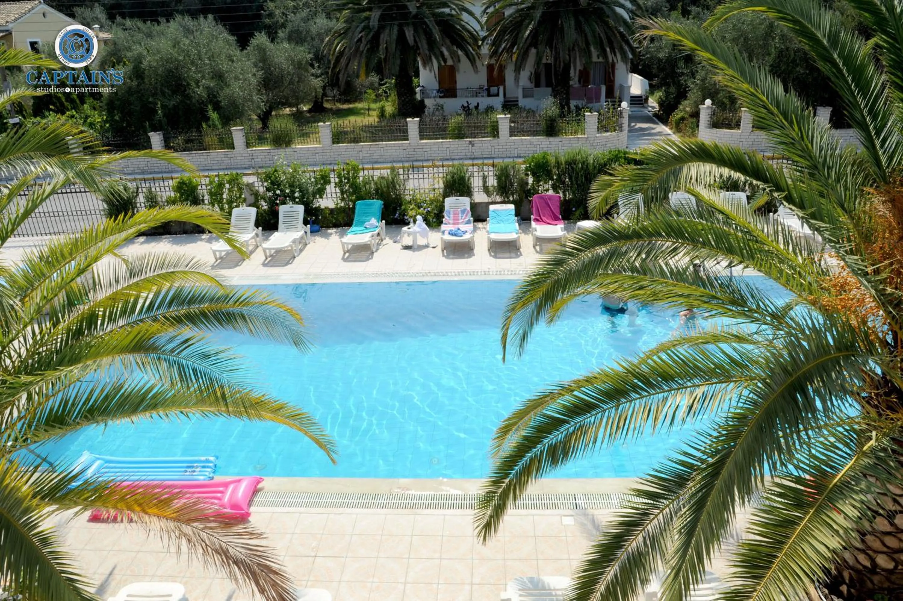 Swimming pool in Captains Studios & Apartments