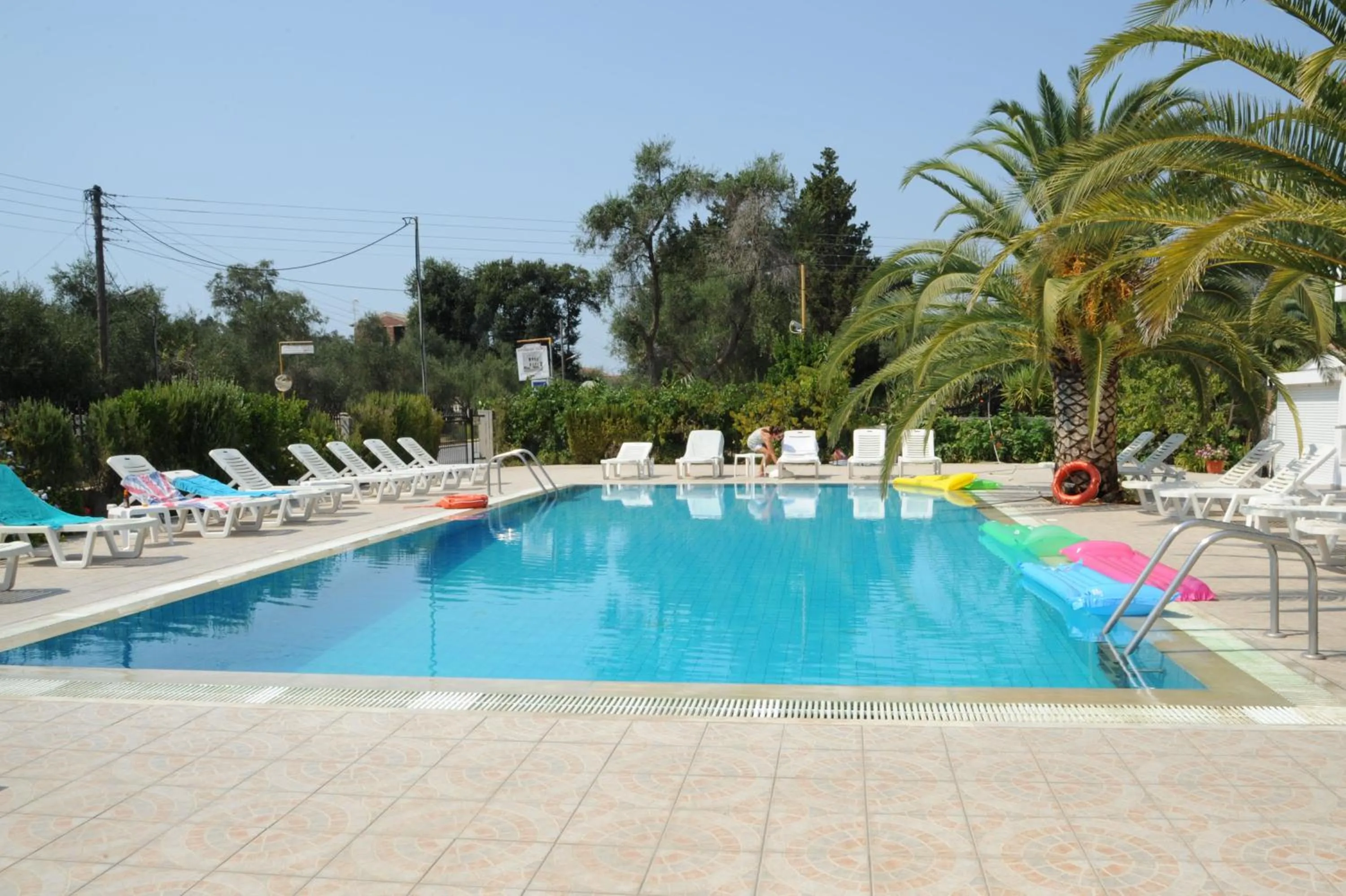 Swimming pool in Captains Studios & Apartments