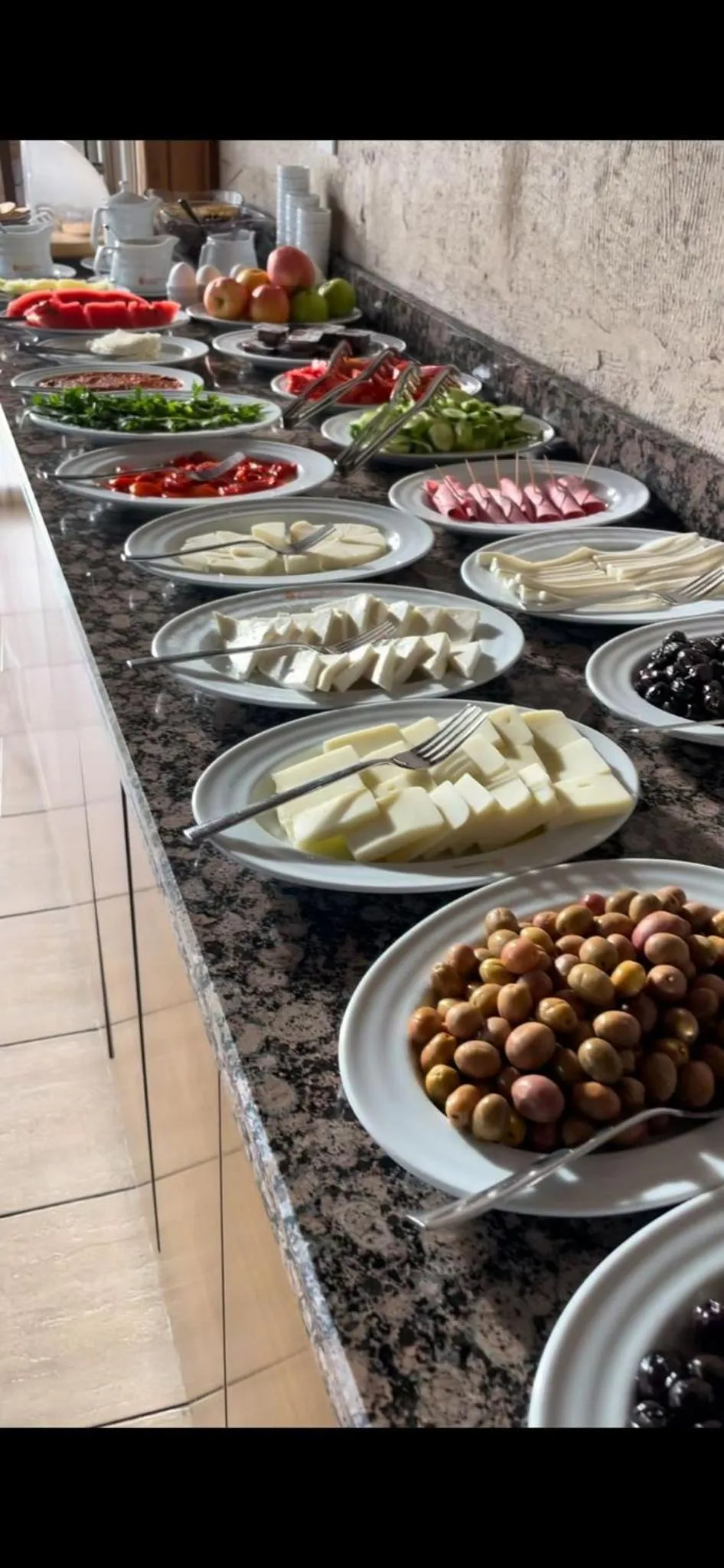 Breakfast in Aden Hotel Cappadocia