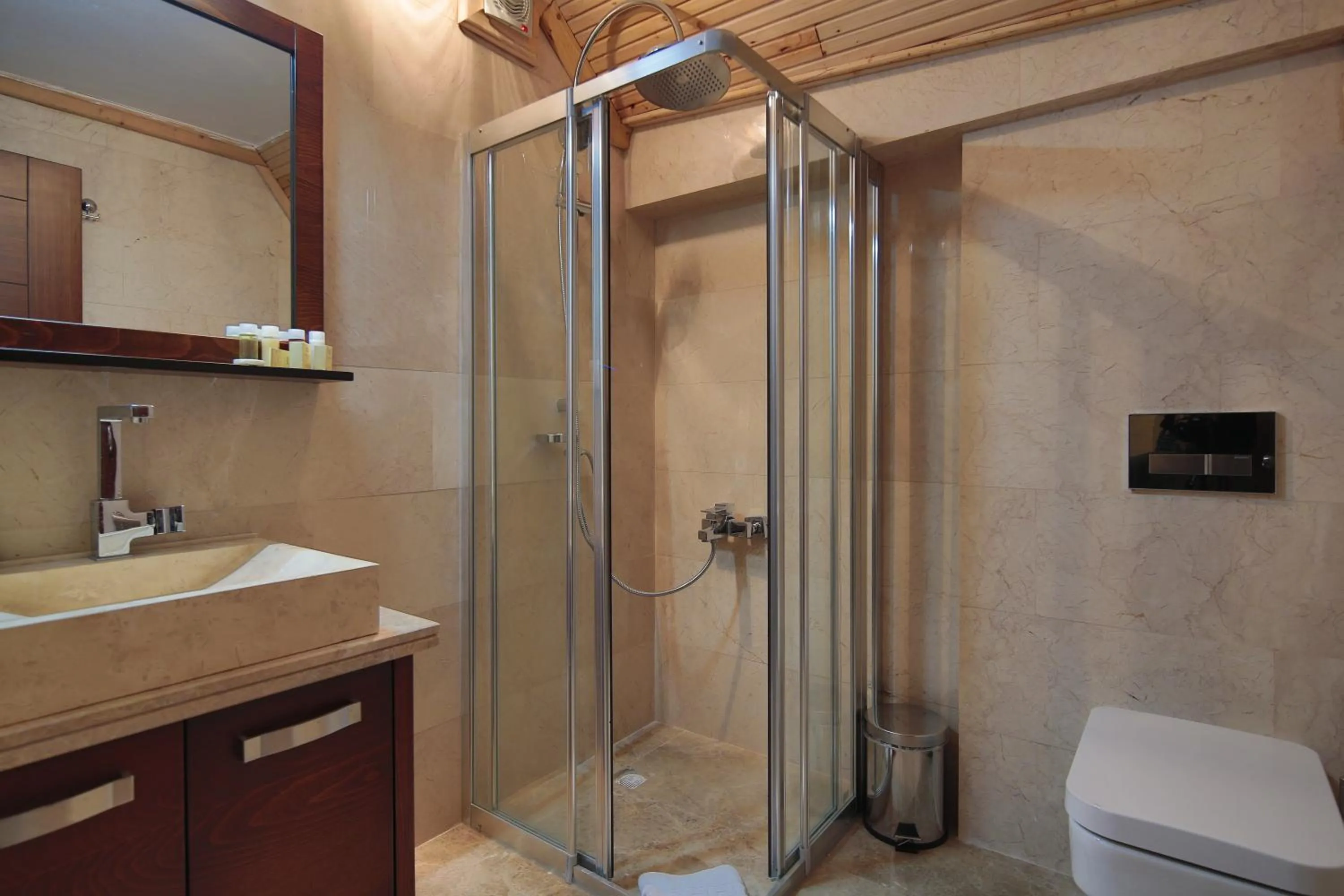 Shower in Aden Hotel Cappadocia