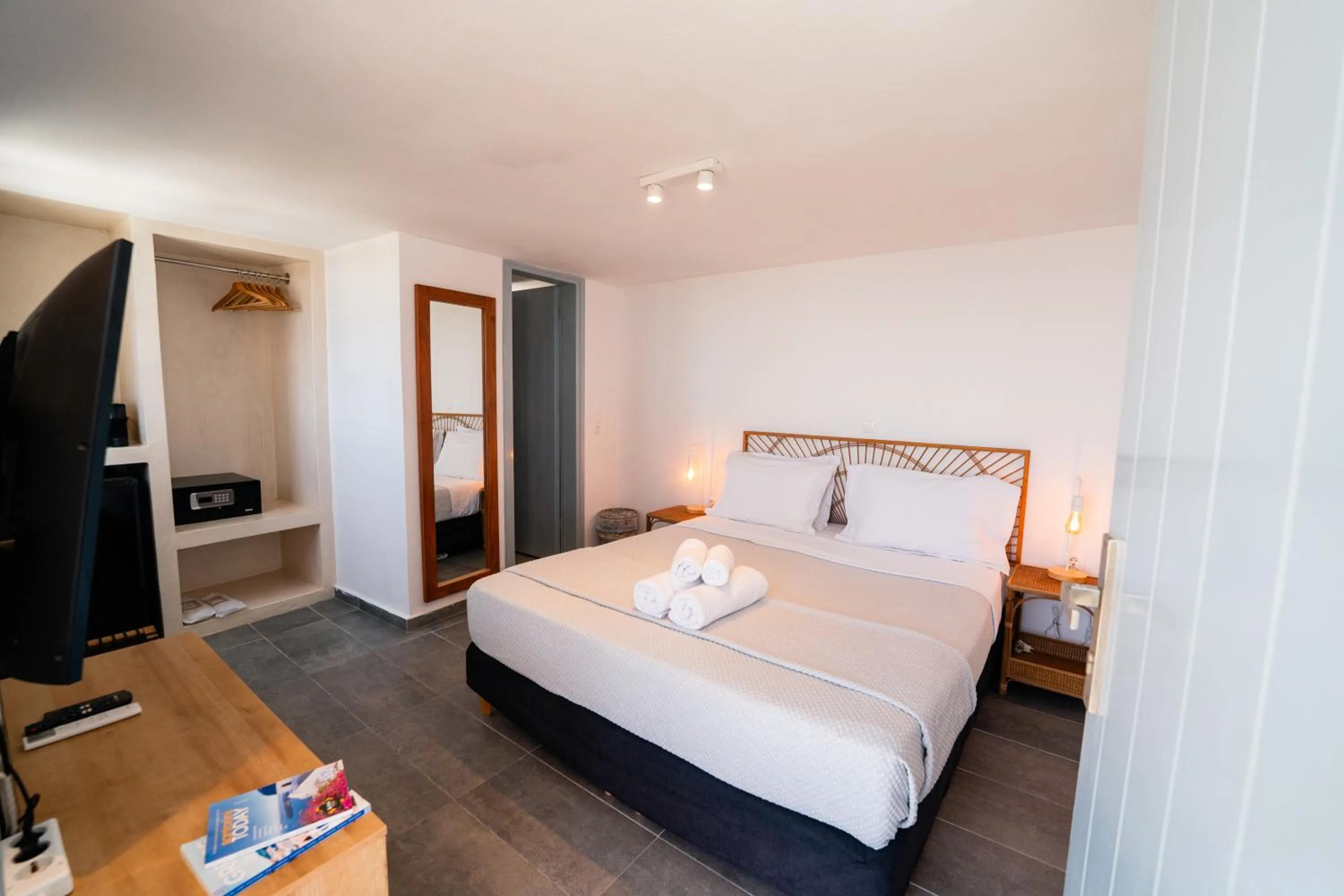 Bed in Divino Suites