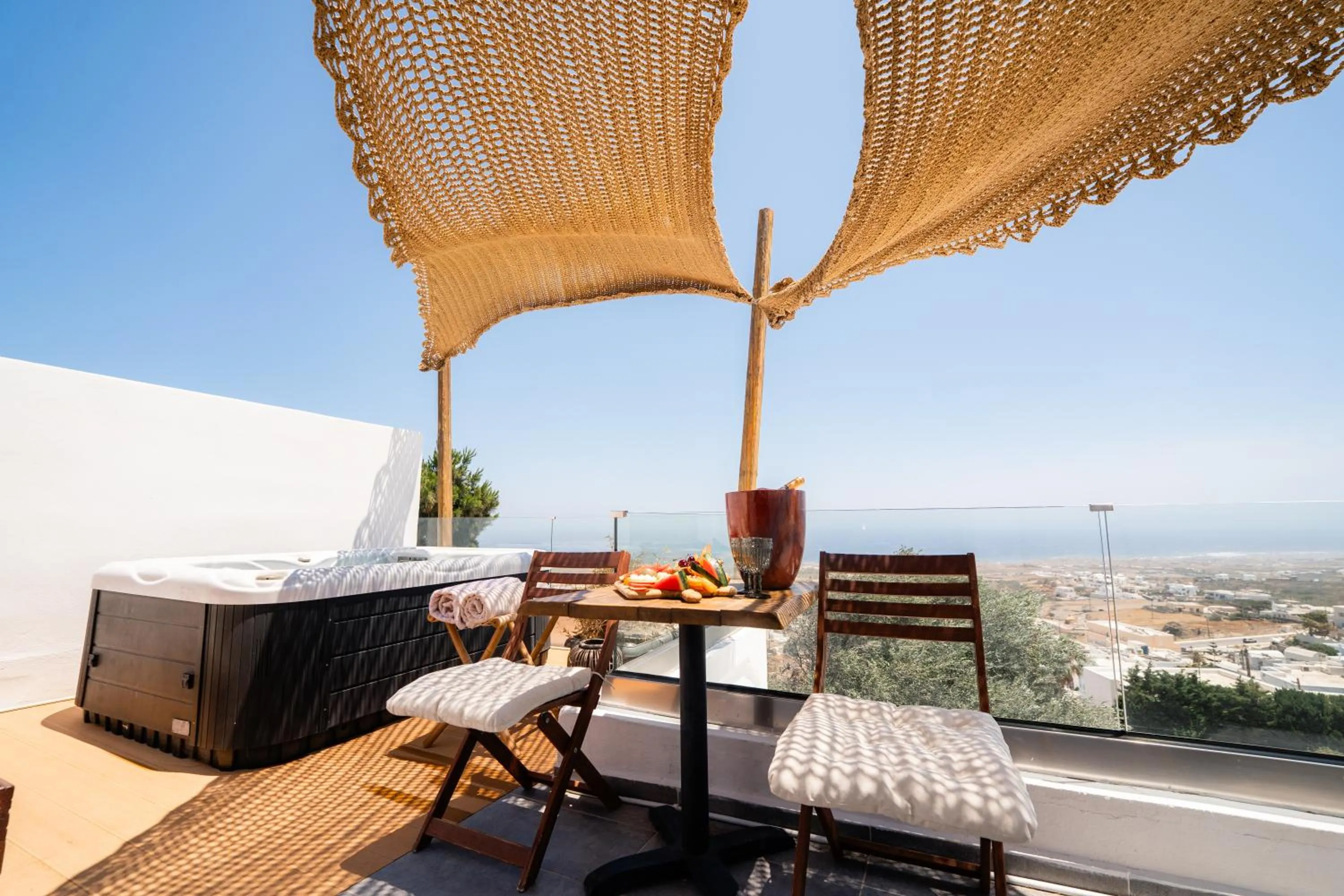 Patio in Divino Suites