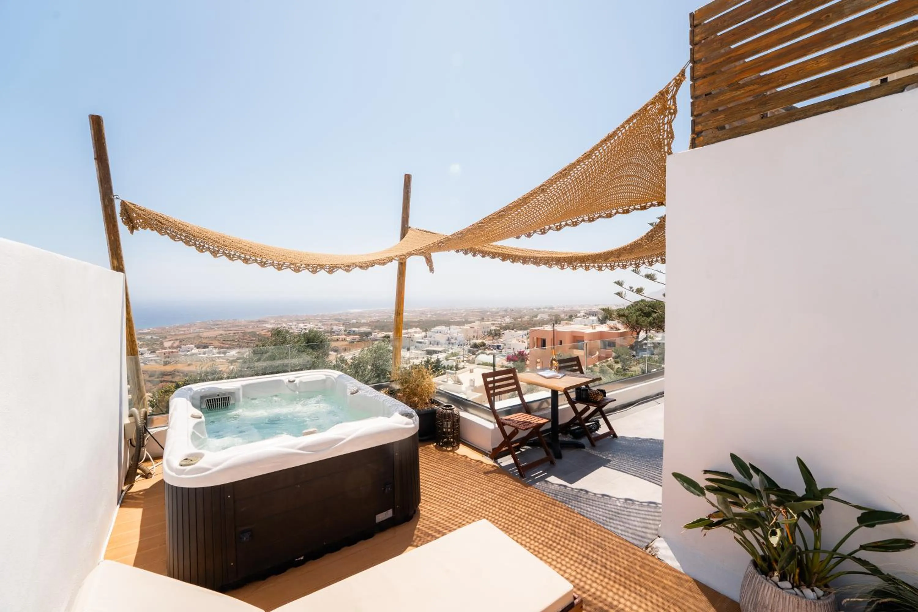 Patio in Divino Suites