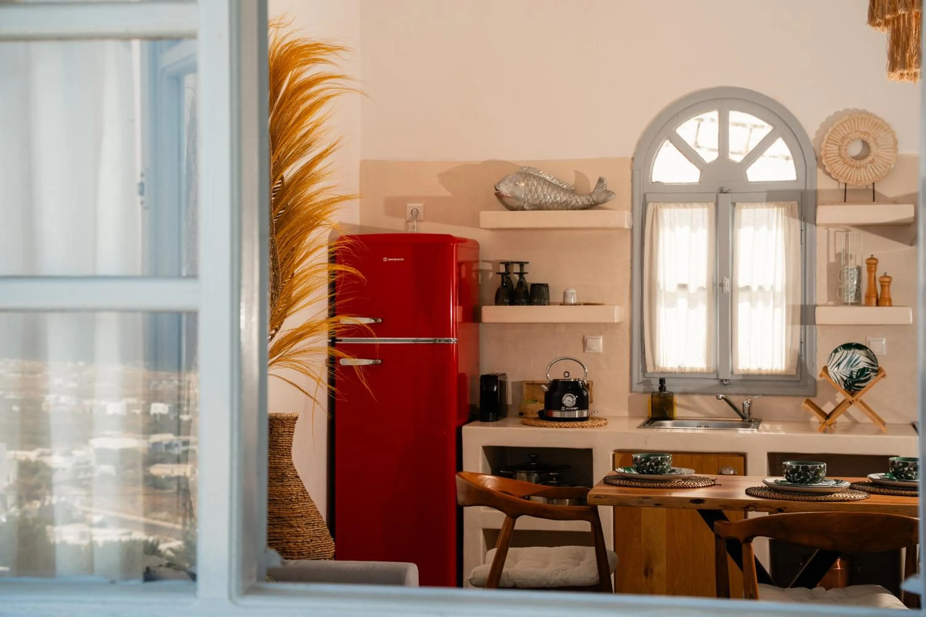 Kitchen or kitchenette in Divino Suites