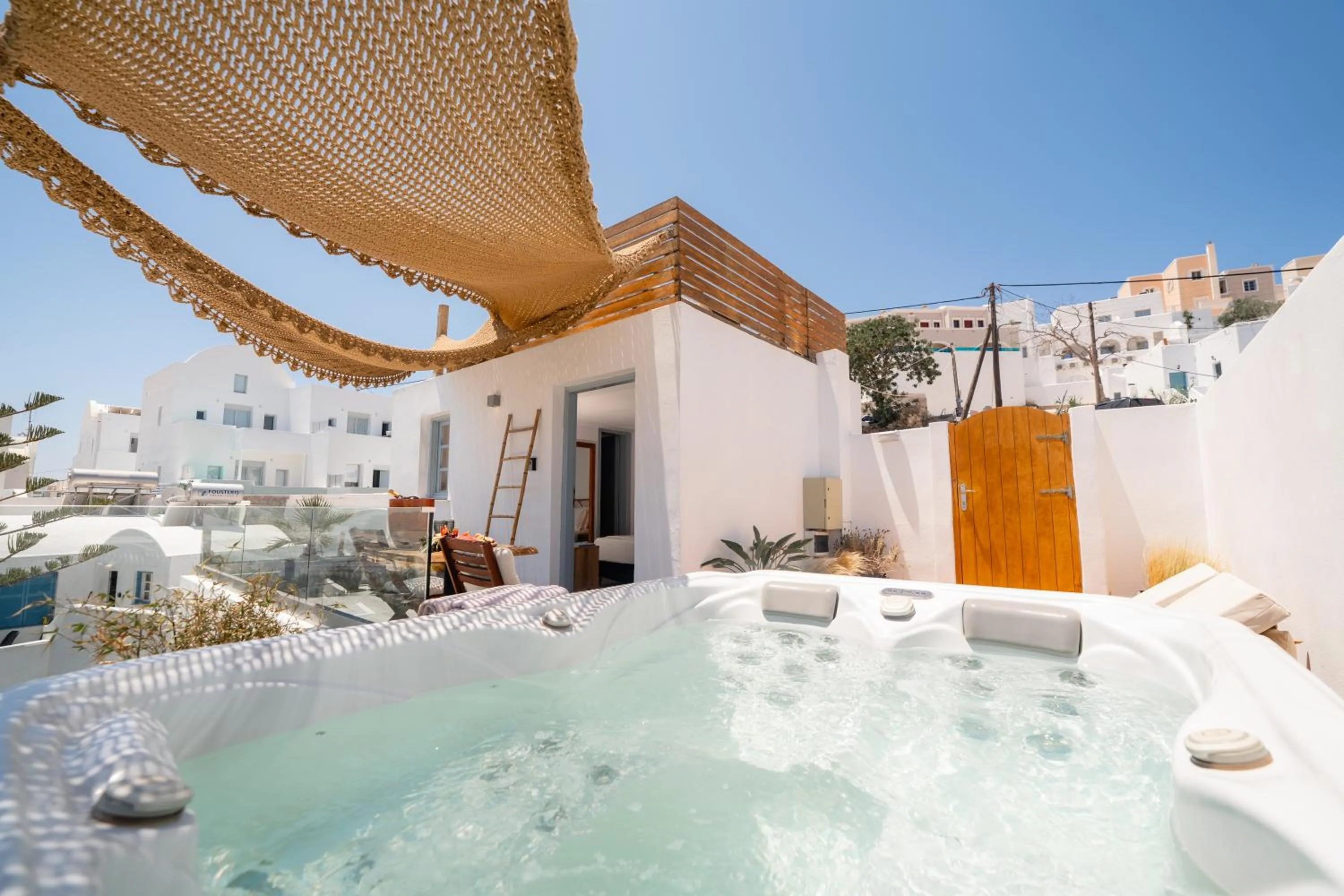 Patio in Divino Suites