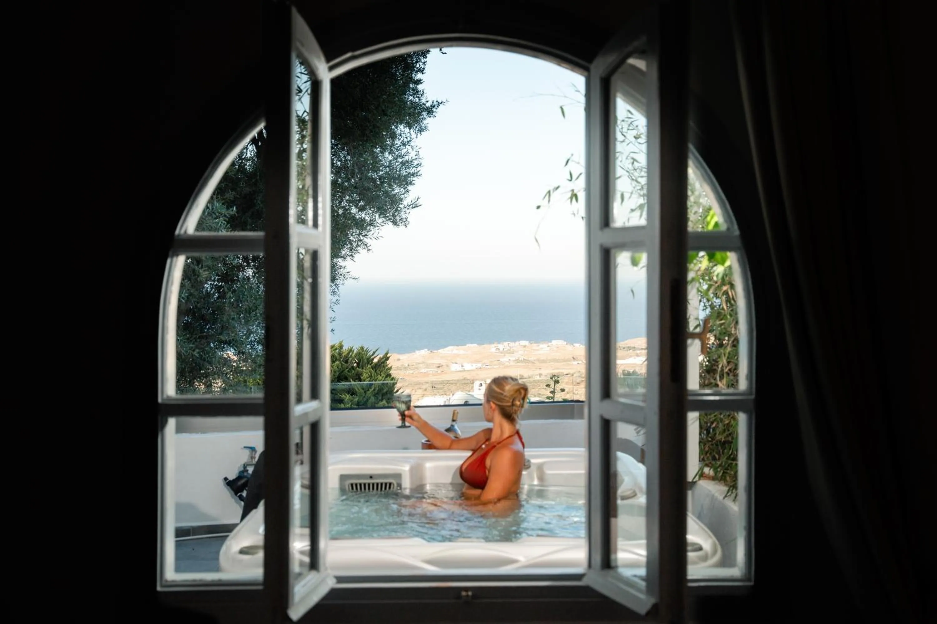 Patio in Divino Suites