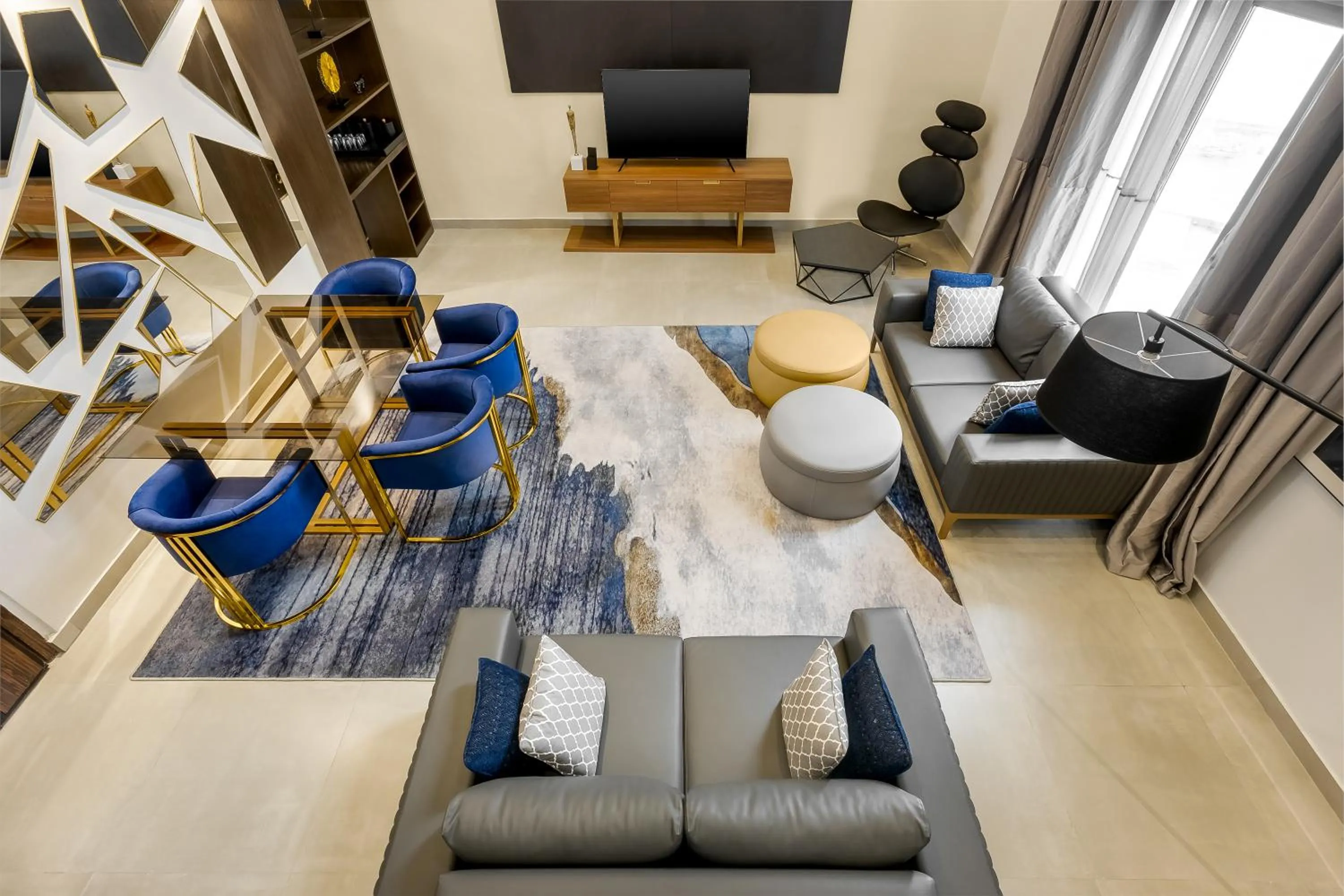 Living room in The Art Hotel