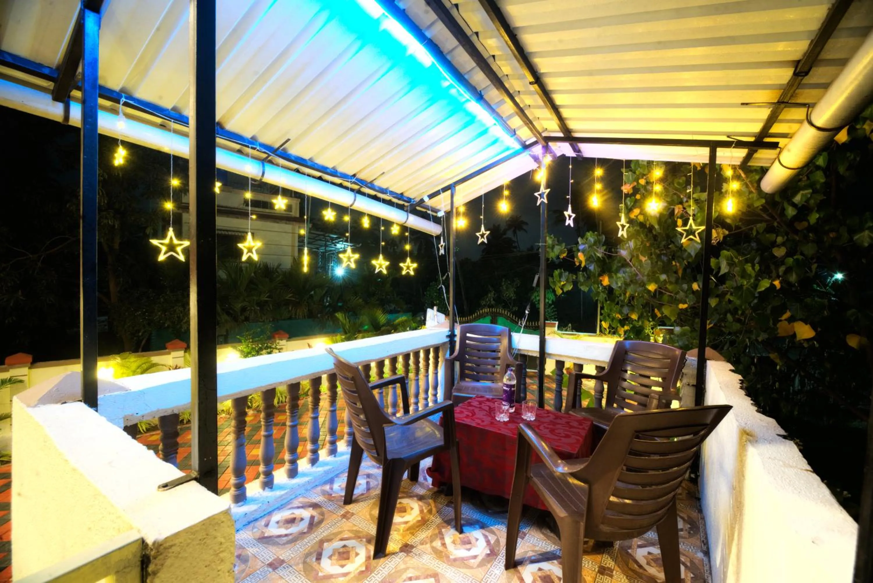 Dining area in Hotel Snehaprabha - Near to Nagaon Beach Alibaug