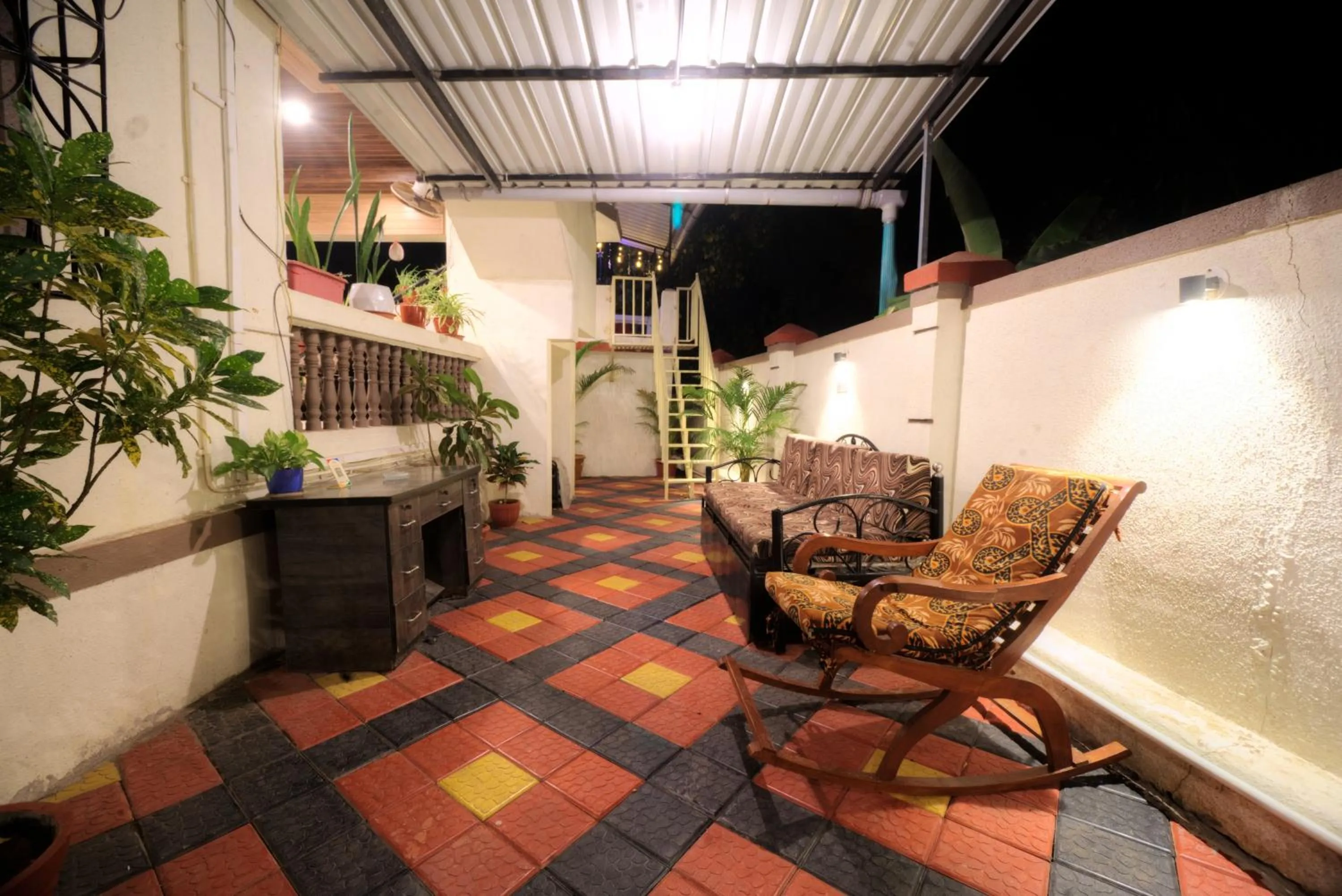 Seating area in Hotel Snehaprabha - Near to Nagaon Beach Alibaug