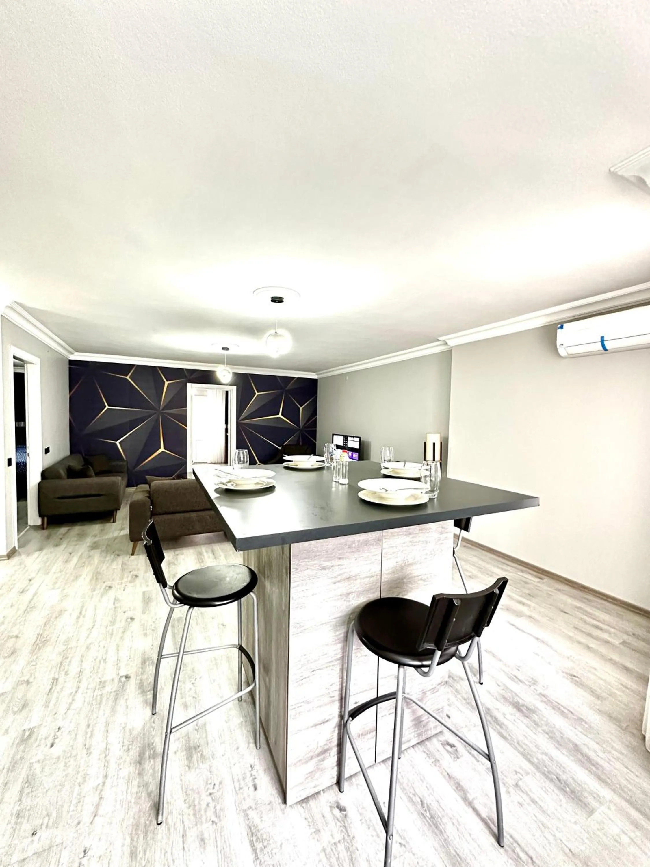 Kitchen or kitchenette in Blueway Hotel Residence