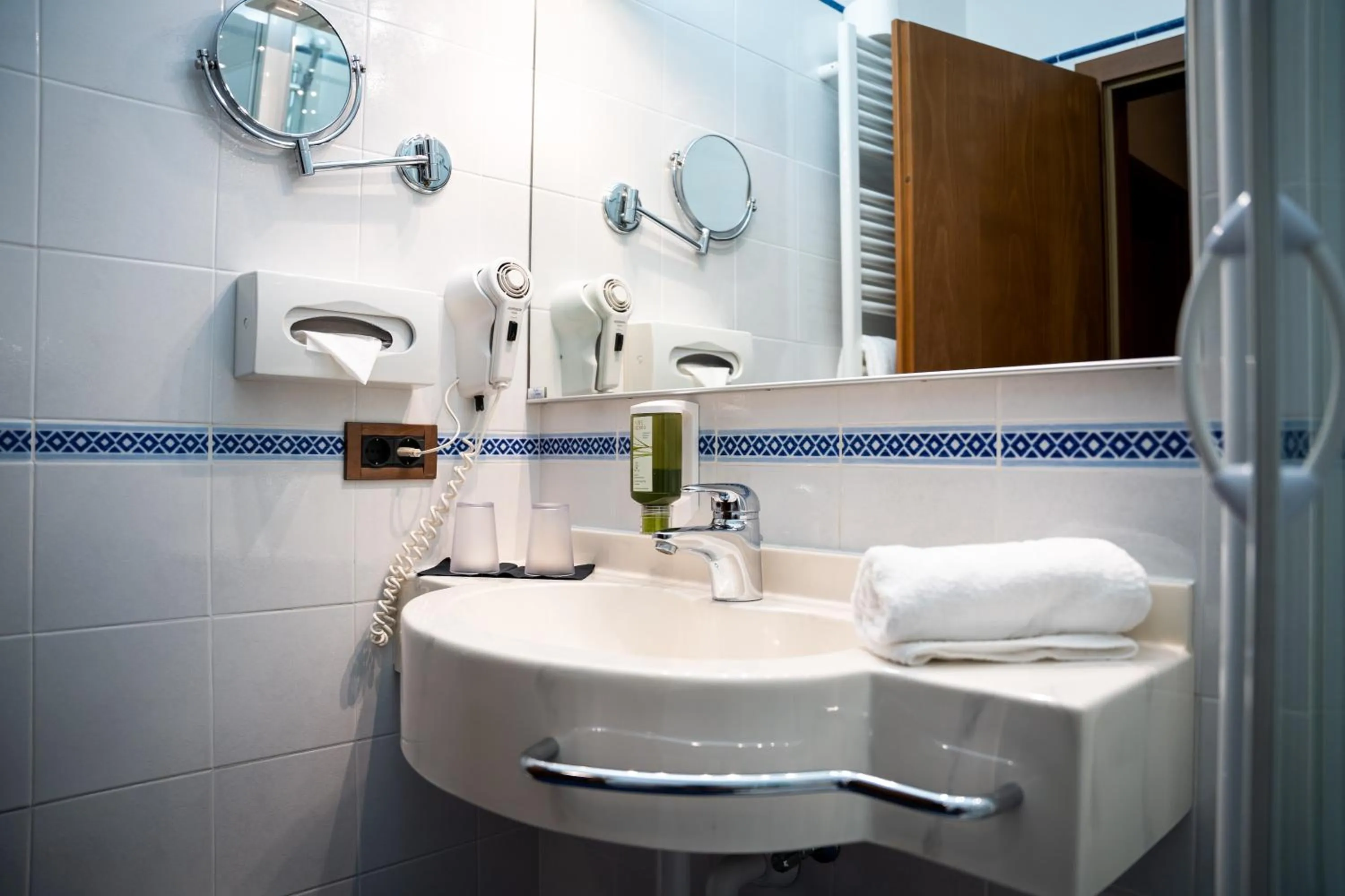 Bathroom in PanoramaHotel Penegal