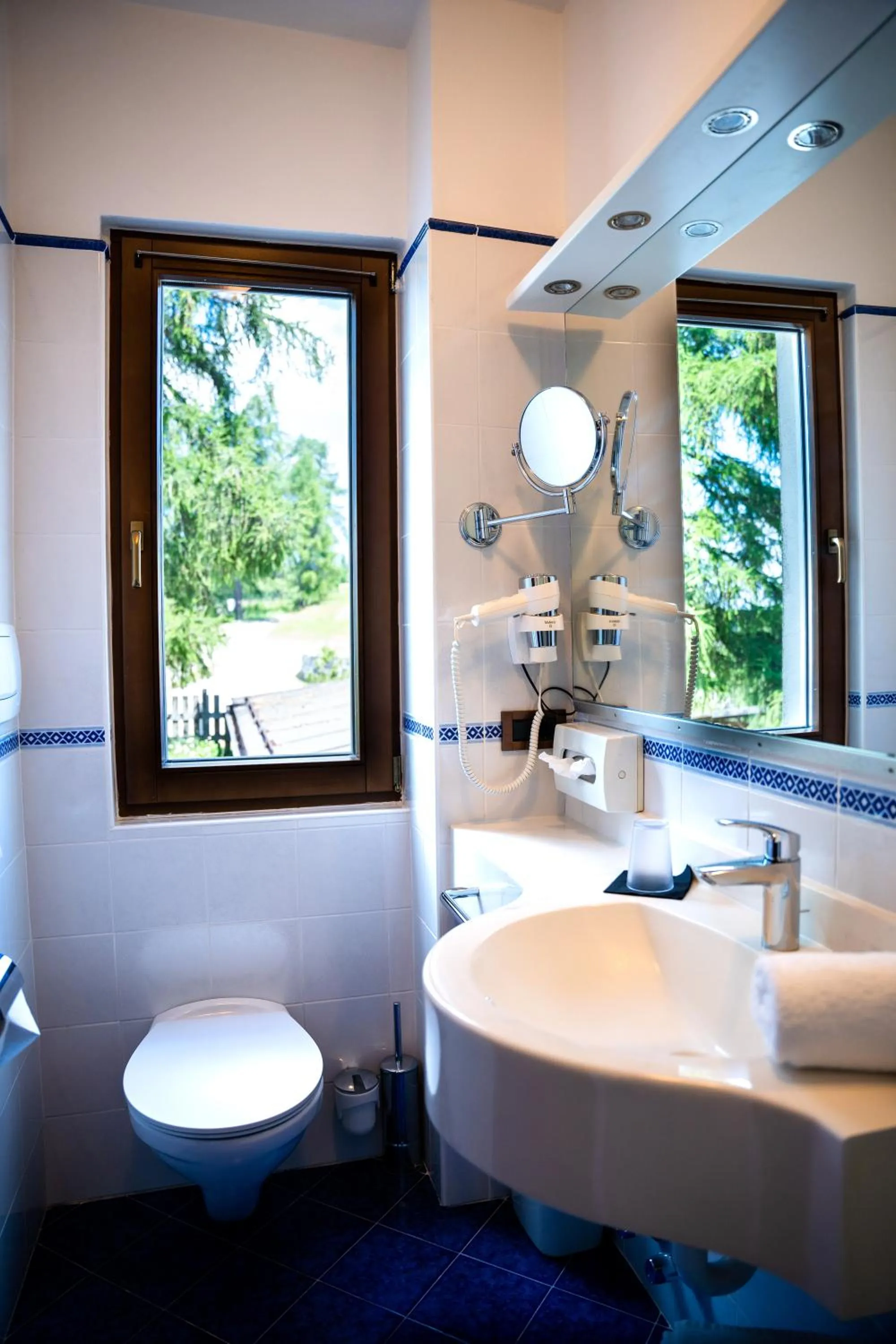 Bathroom in PanoramaHotel Penegal