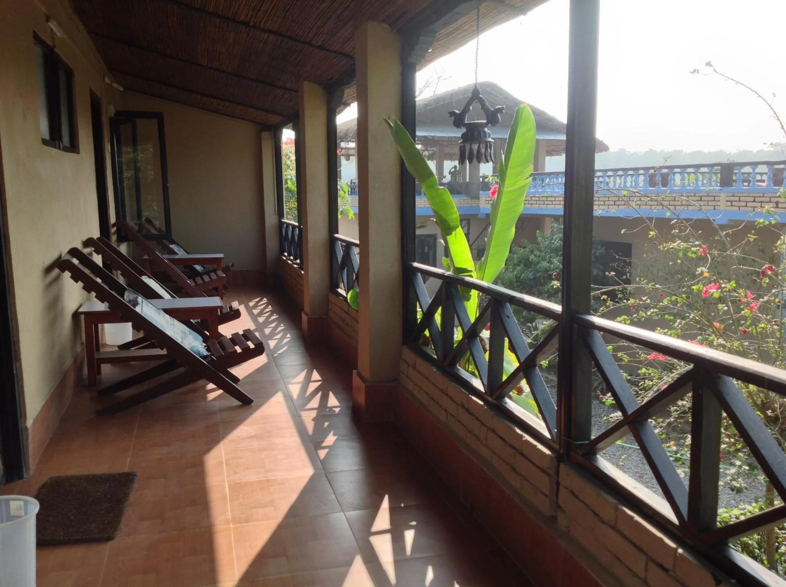 Seating area in Chitwan Tiger Camp