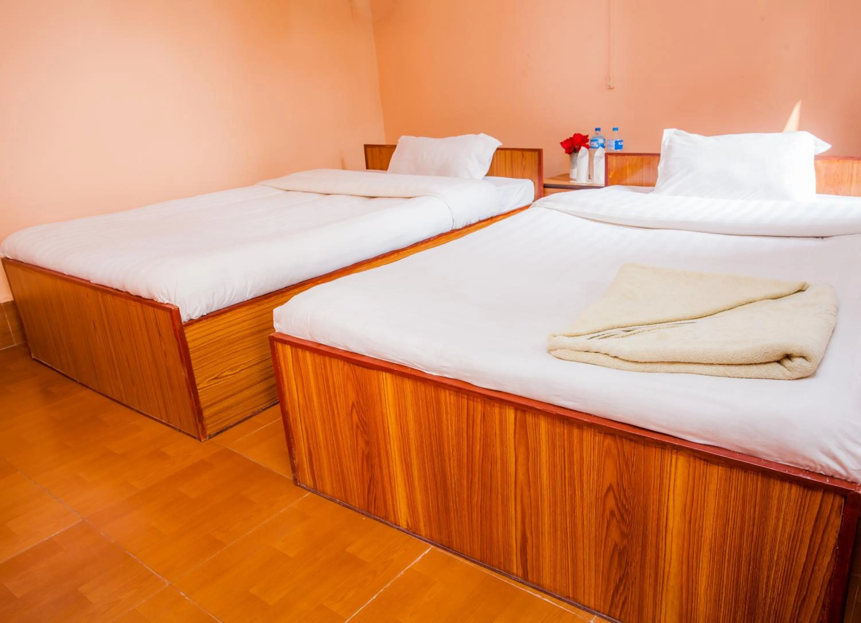 Bed in Chitwan Tiger Camp