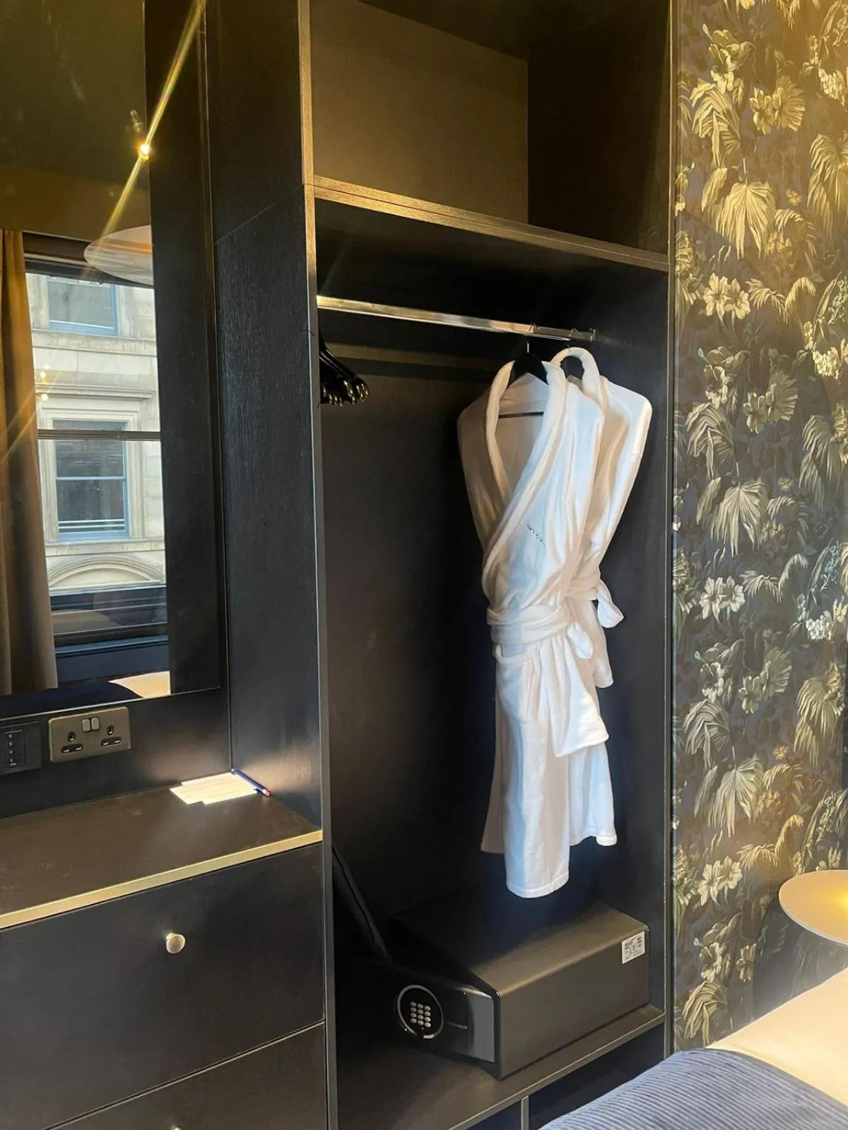 wardrobe in Forty Seven Hotel Manchester, WorldHotels Crafted