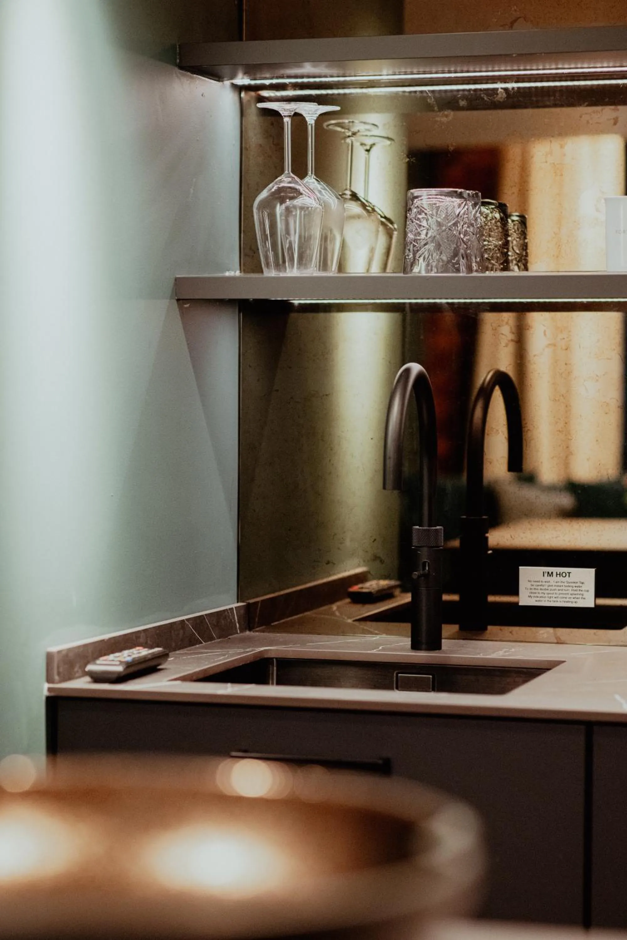 Kitchen or kitchenette in Forty Seven Hotel Manchester, WorldHotels Crafted