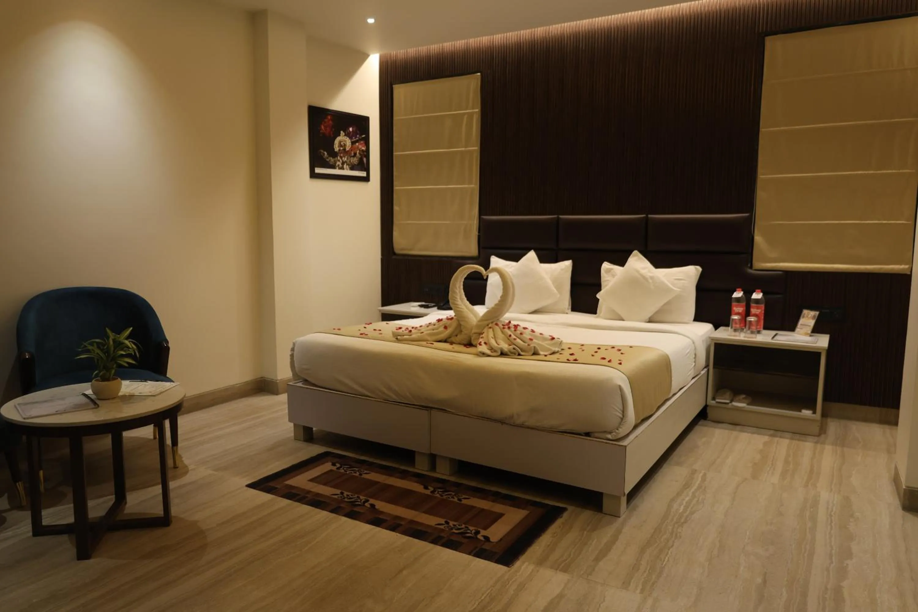 Bed in Hotel Hardik Palacio