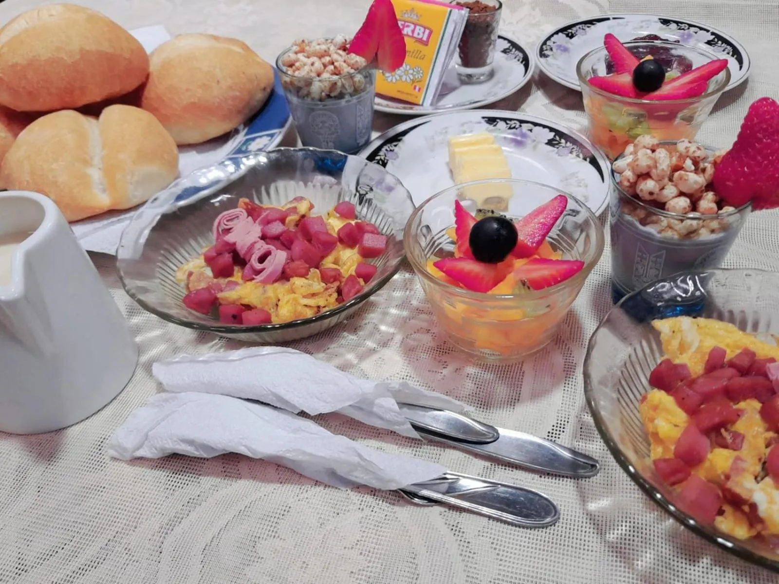 Breakfast in Maypa Lima Airport