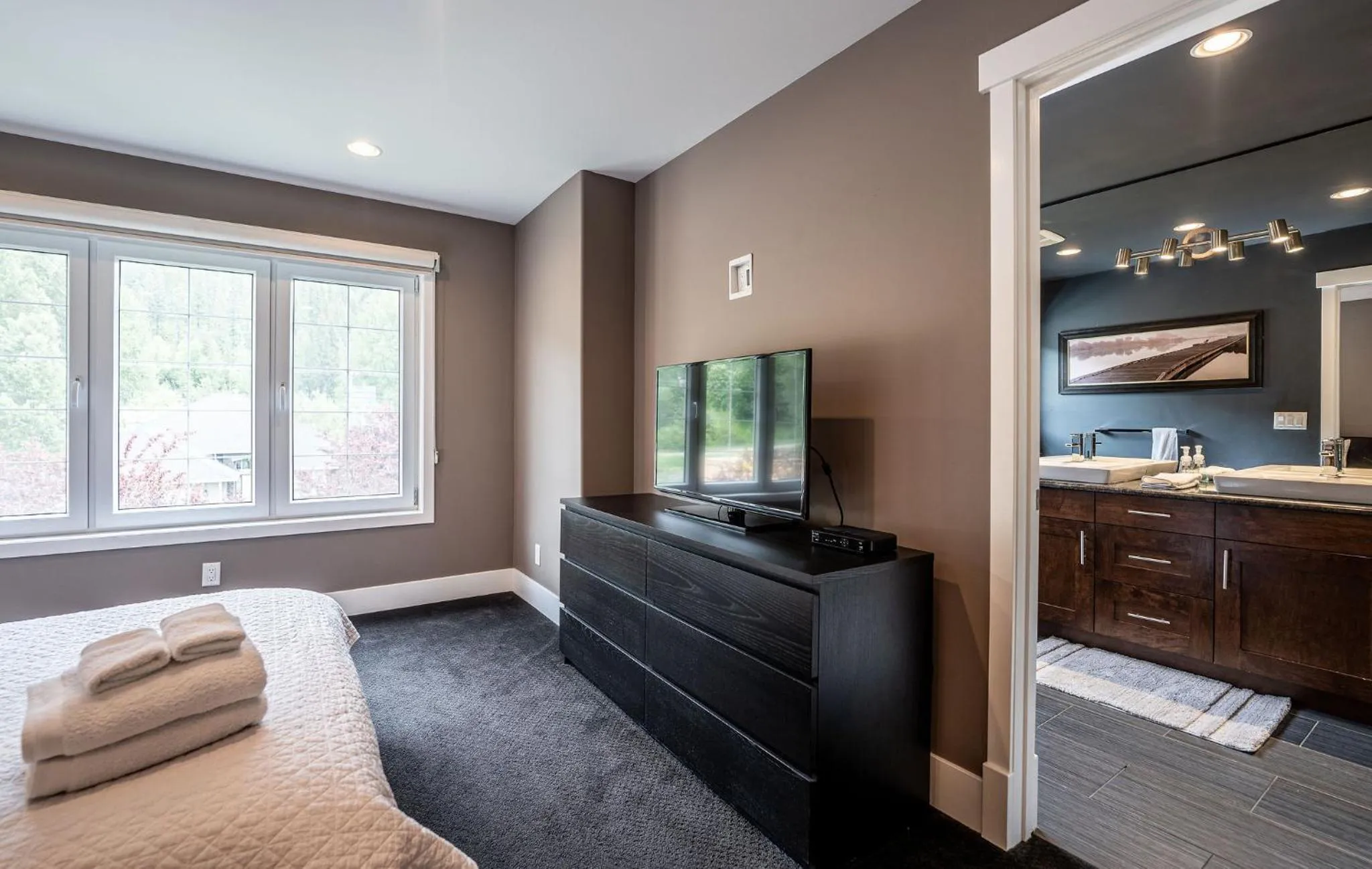 Bed in Aspen Lodge by Revelstoke Vacations