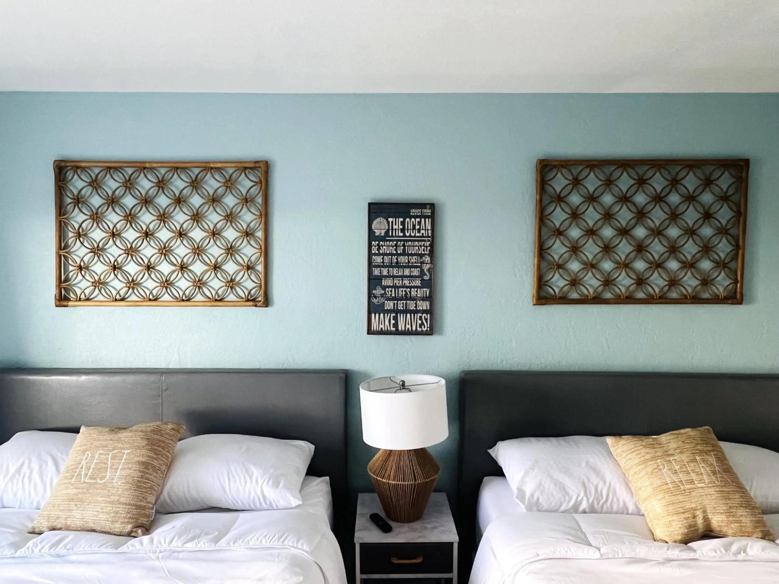 Decorative detail, Bed in 1915 Beach Club