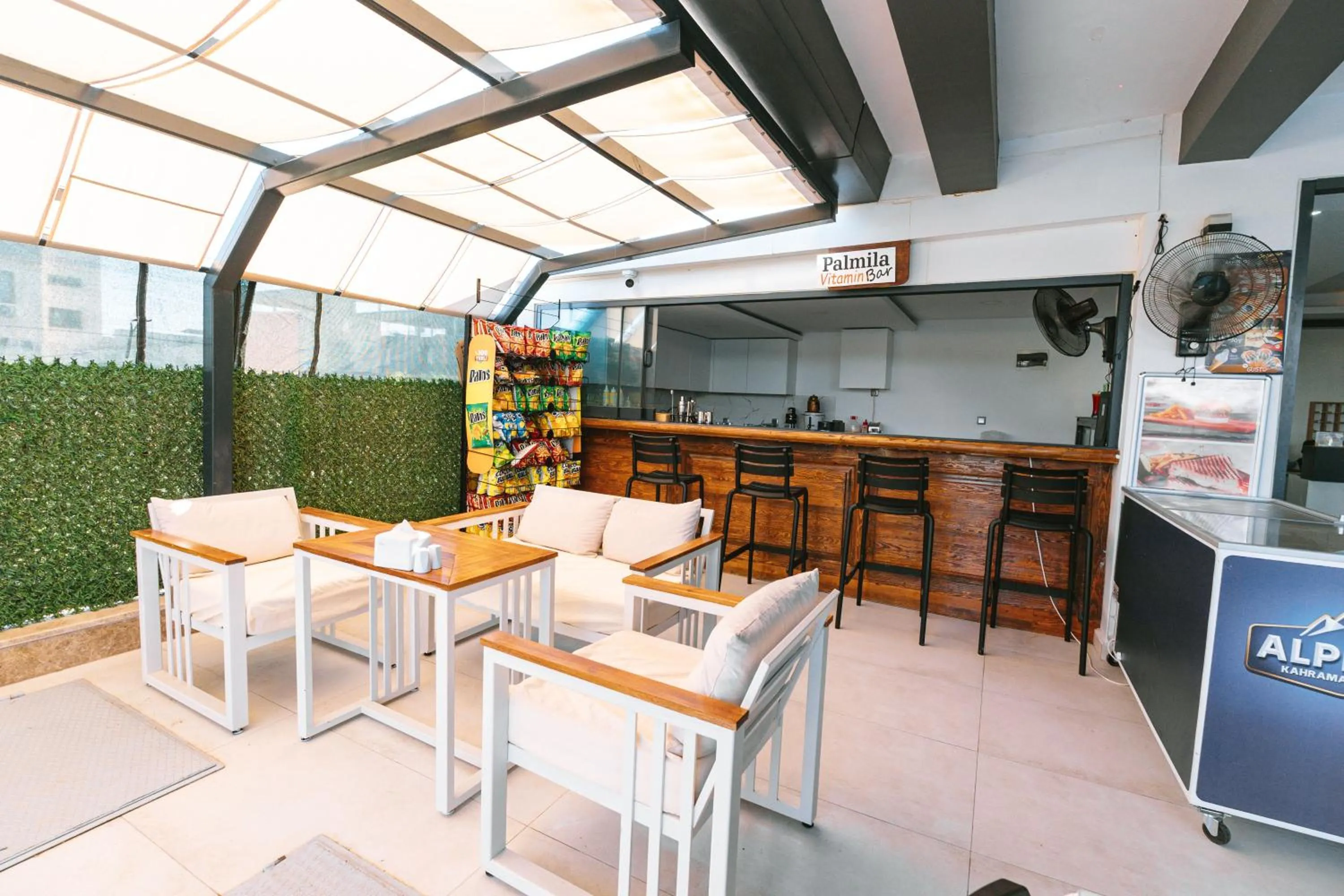 Seating area in PALMİLA BUTİK OTEL