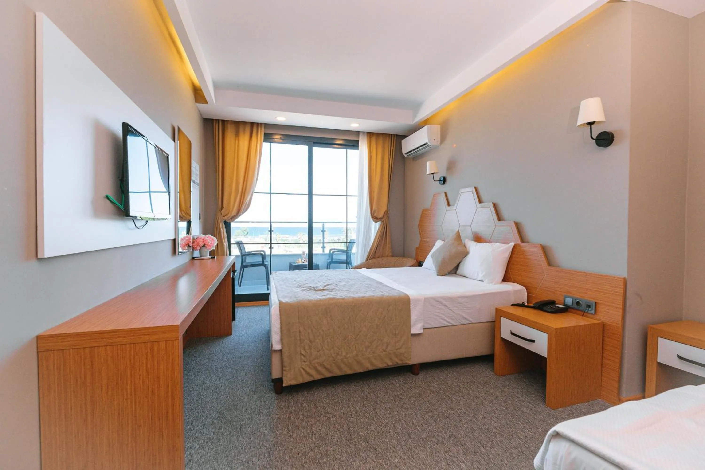 Bed in PALMİLA BUTİK OTEL